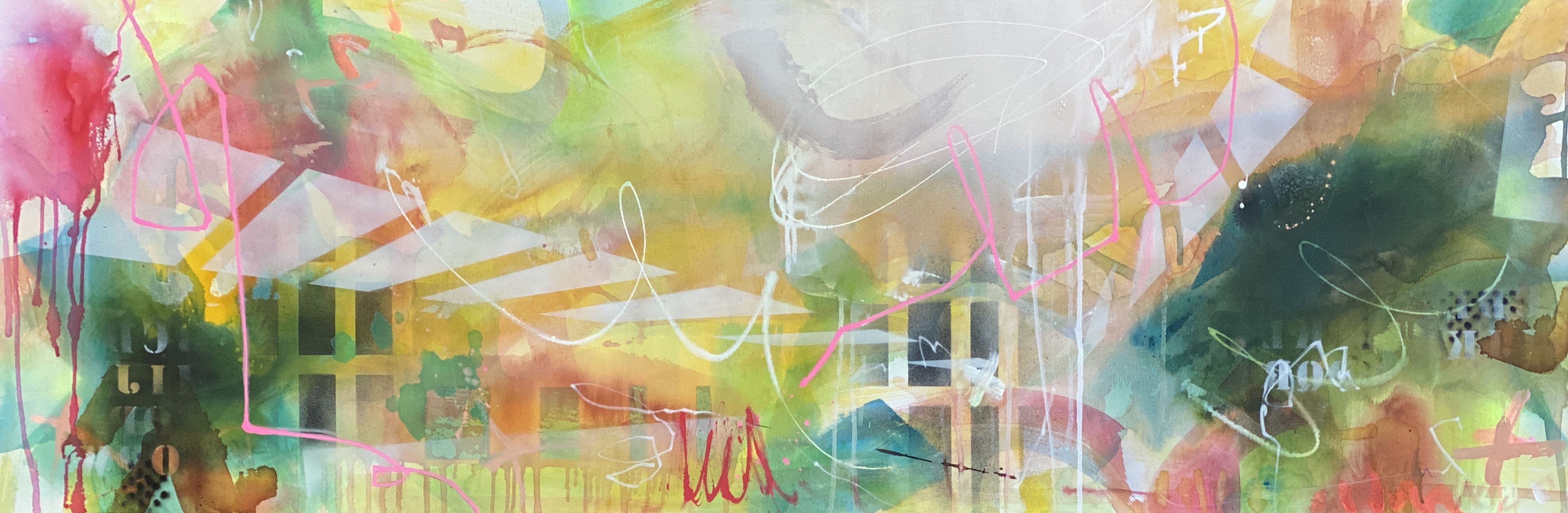 Bea Garding Schubert, Never stop dreaming no.4, Painting, Acrylic on canvas Bea Garding Schubert, Never stop dreaming no.4, Painting, Acrylic on canvas
