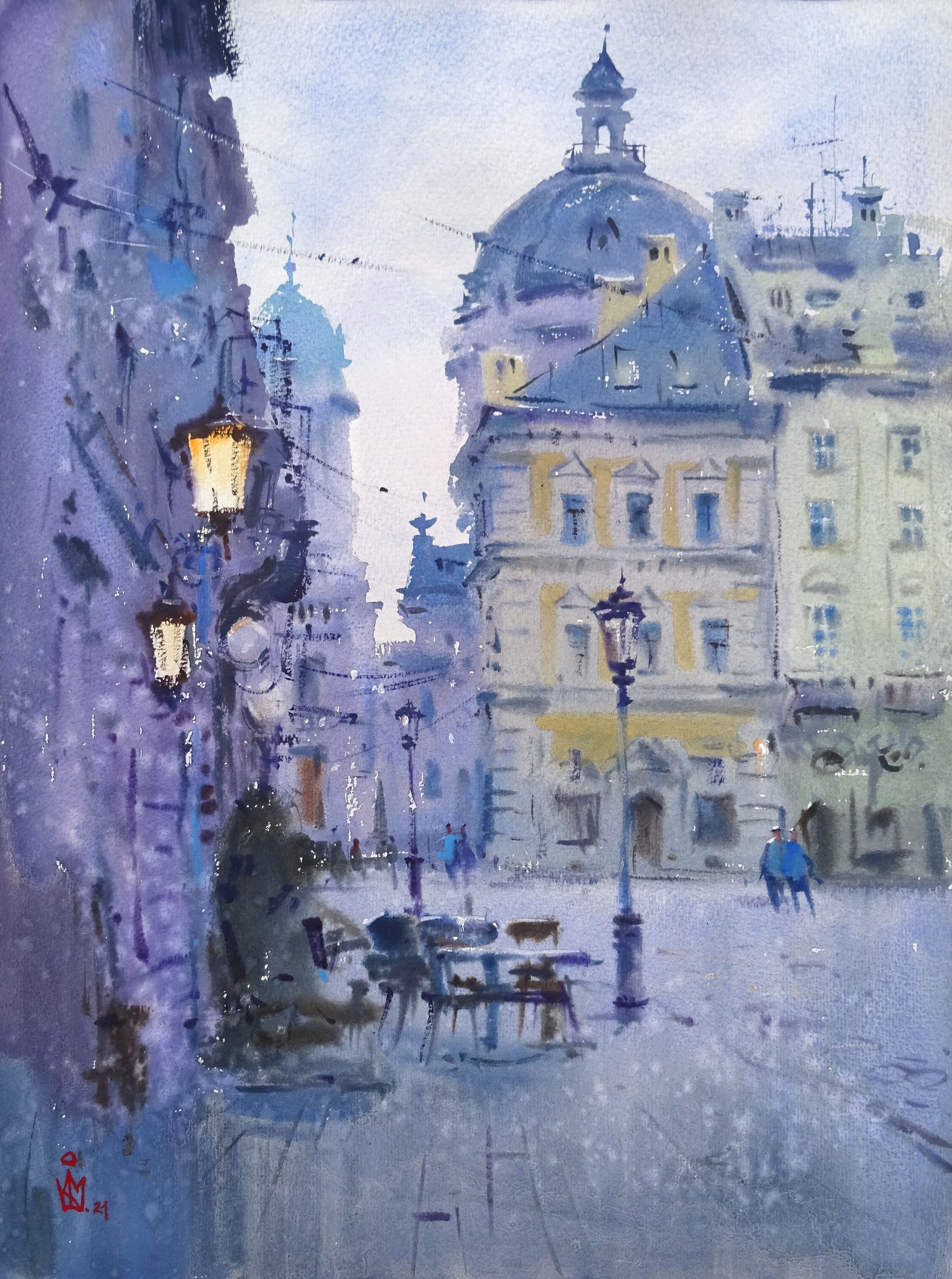 Maksym Kisilov, A cozy evening in Lviv Maksym Kisilov, A cozy evening in Lviv