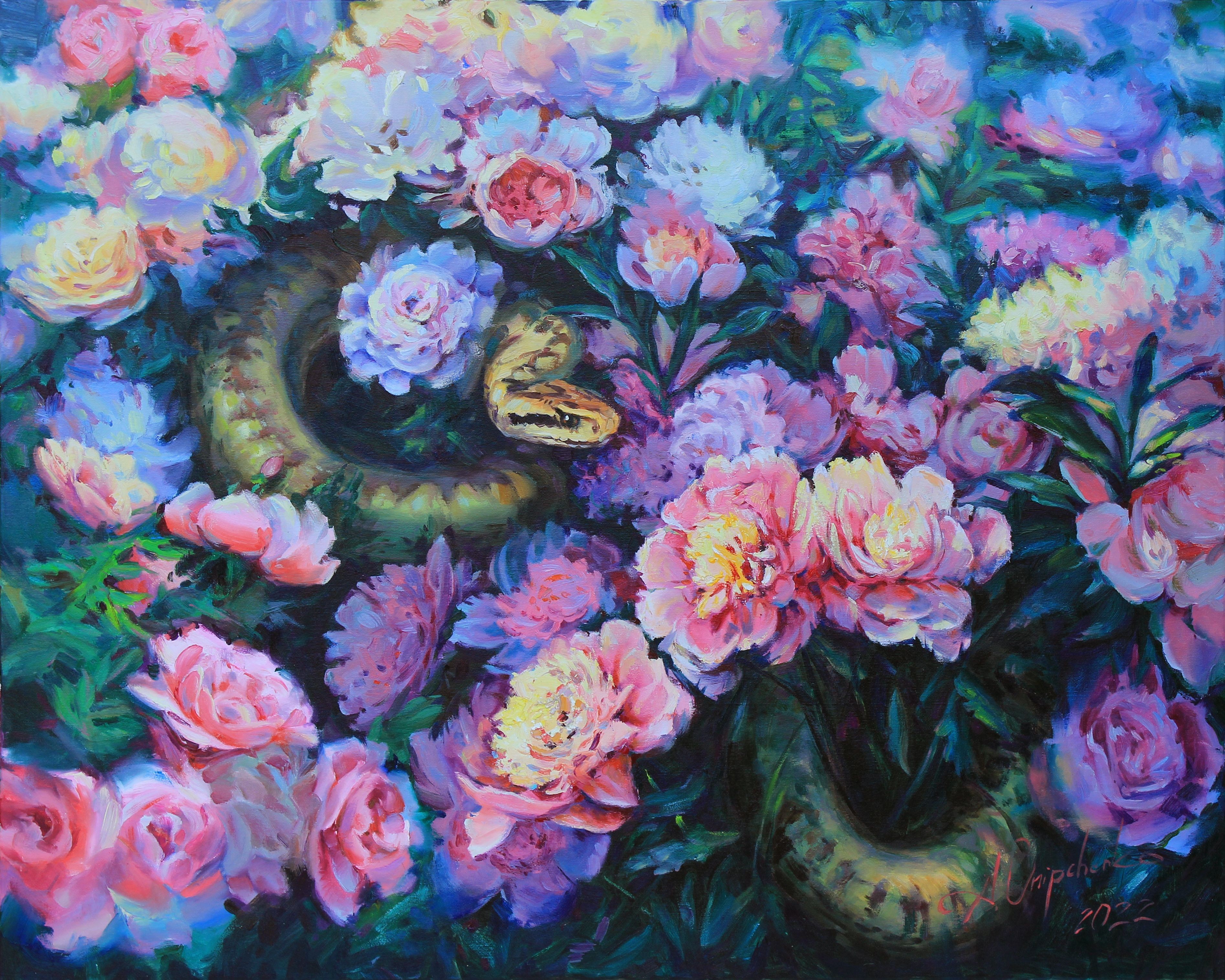 Alisa Onipchenko-Cherniakovska, Dangerous beauty, Painting, Oil on canvas Alisa Onipchenko-Cherniakovska, Dangerous beauty, Painting, Oil on canvas