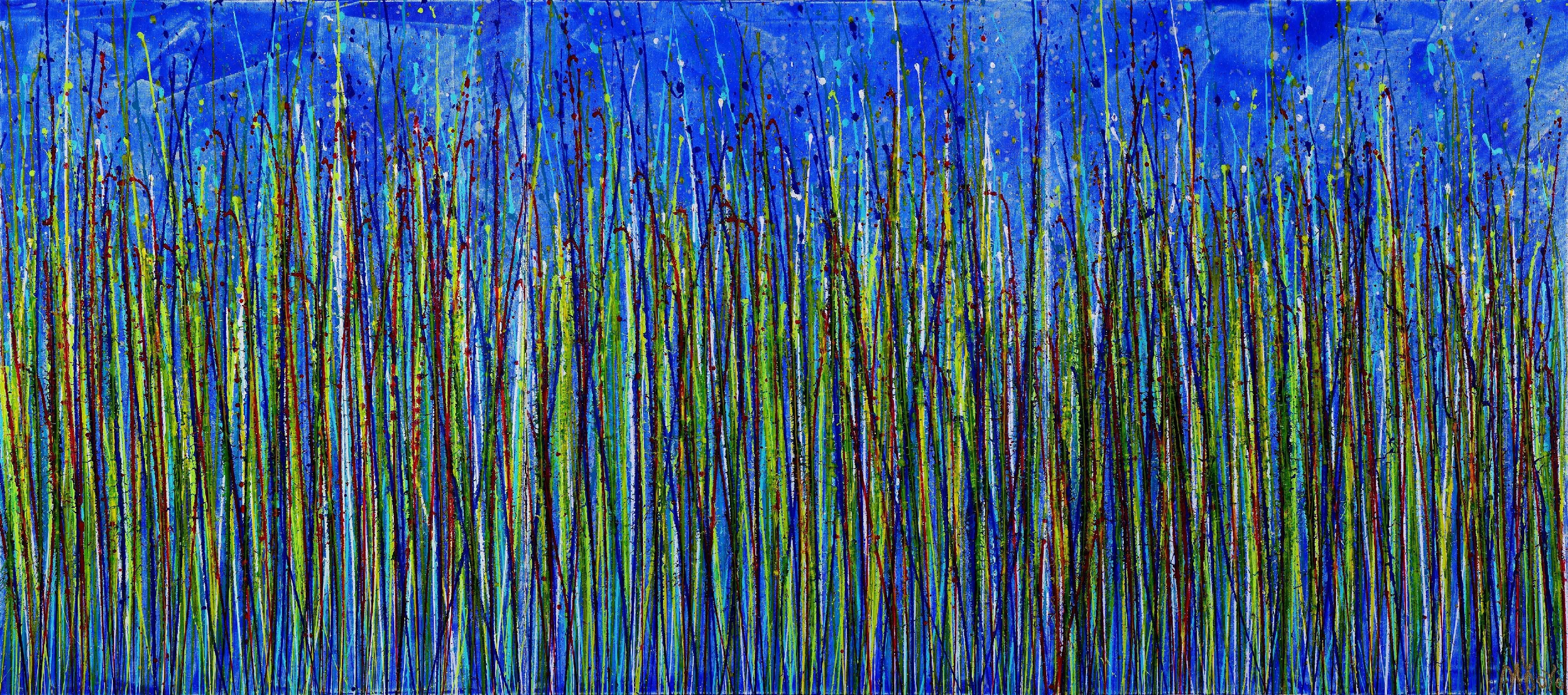 Nestor Toro, Garden in blue mood Nestor Toro, Garden in blue mood
