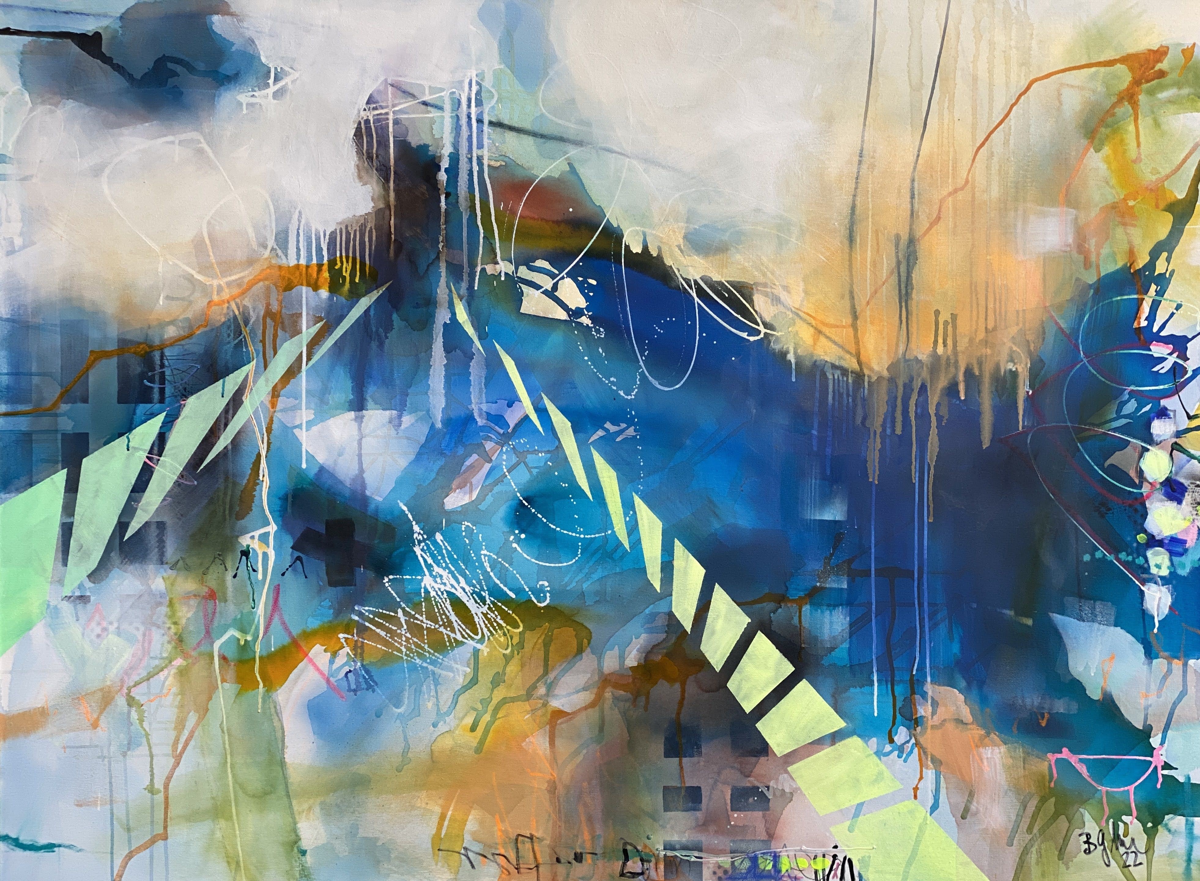 Bea Garding Schubert, It is all a dream no.2, Painting, Acrylic on canvas Bea Garding Schubert, It is all a dream no.2, Painting, Acrylic on canvas