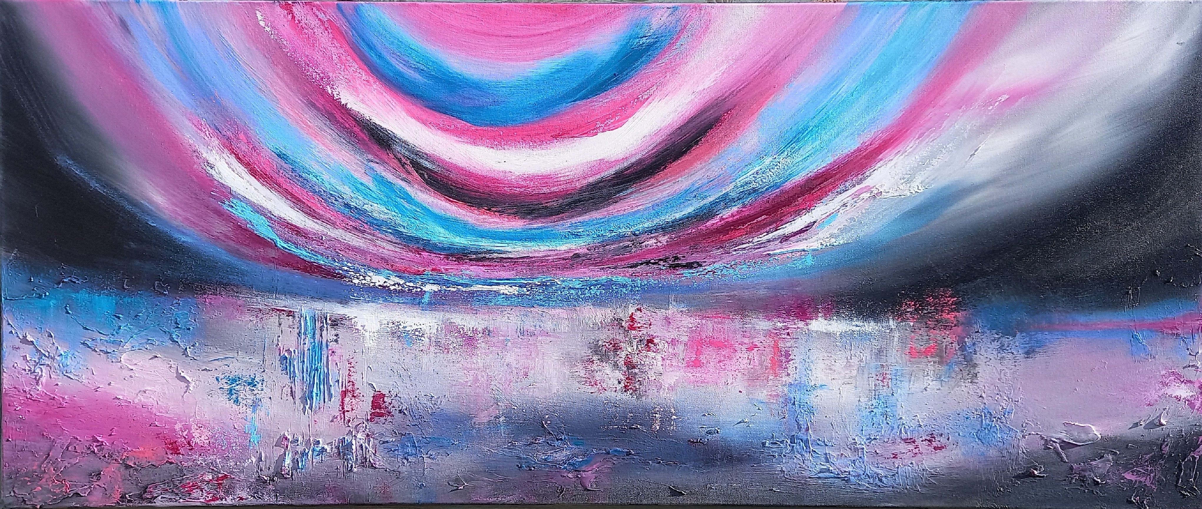 Susan Wooler, XL Magenta sky over the Lake Susan Wooler, XL Magenta sky over the Lake