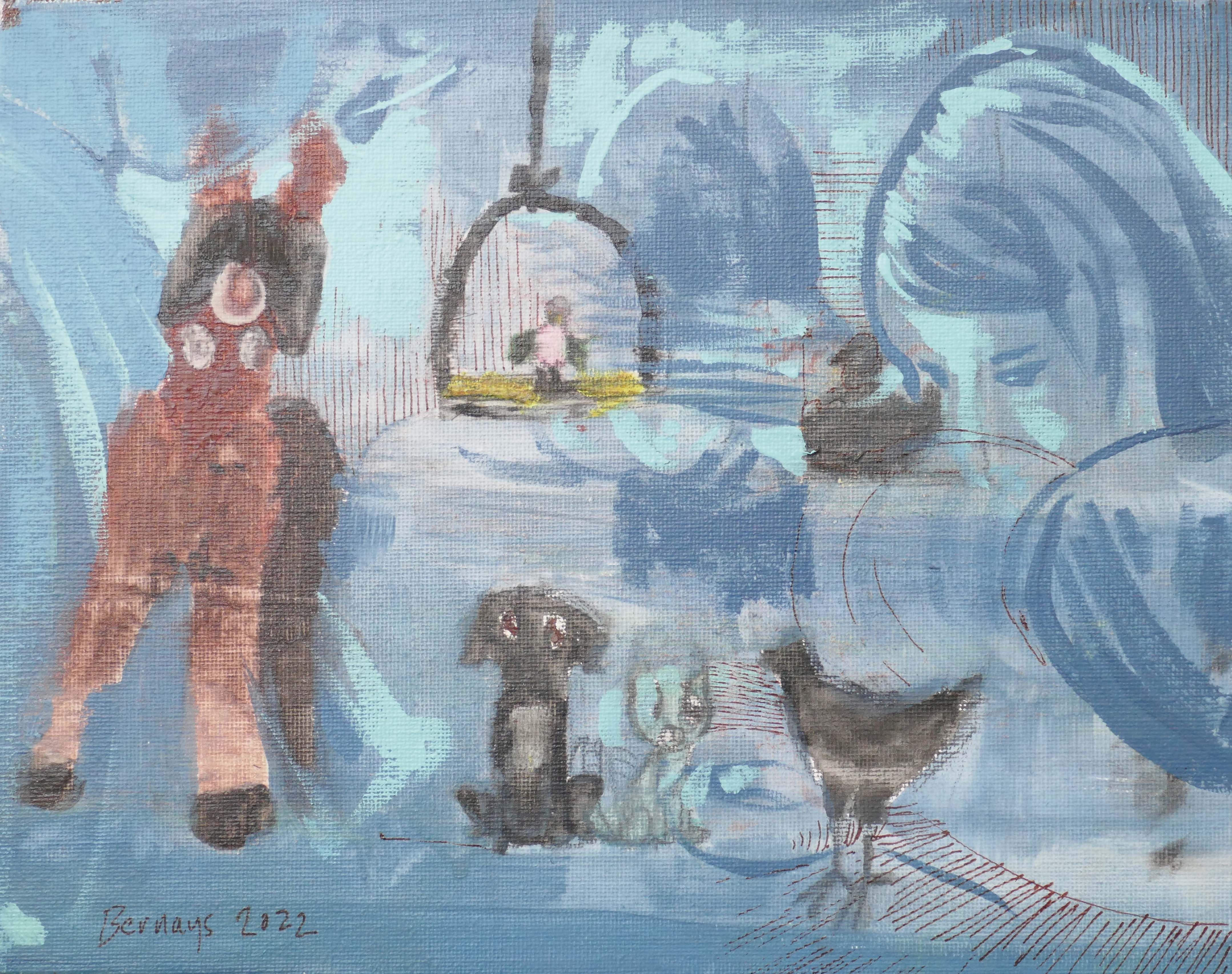 Amy Bernays, The life lesson, Painting, Acrylic on canvas Amy Bernays, The life lesson, Painting, Acrylic on canvas