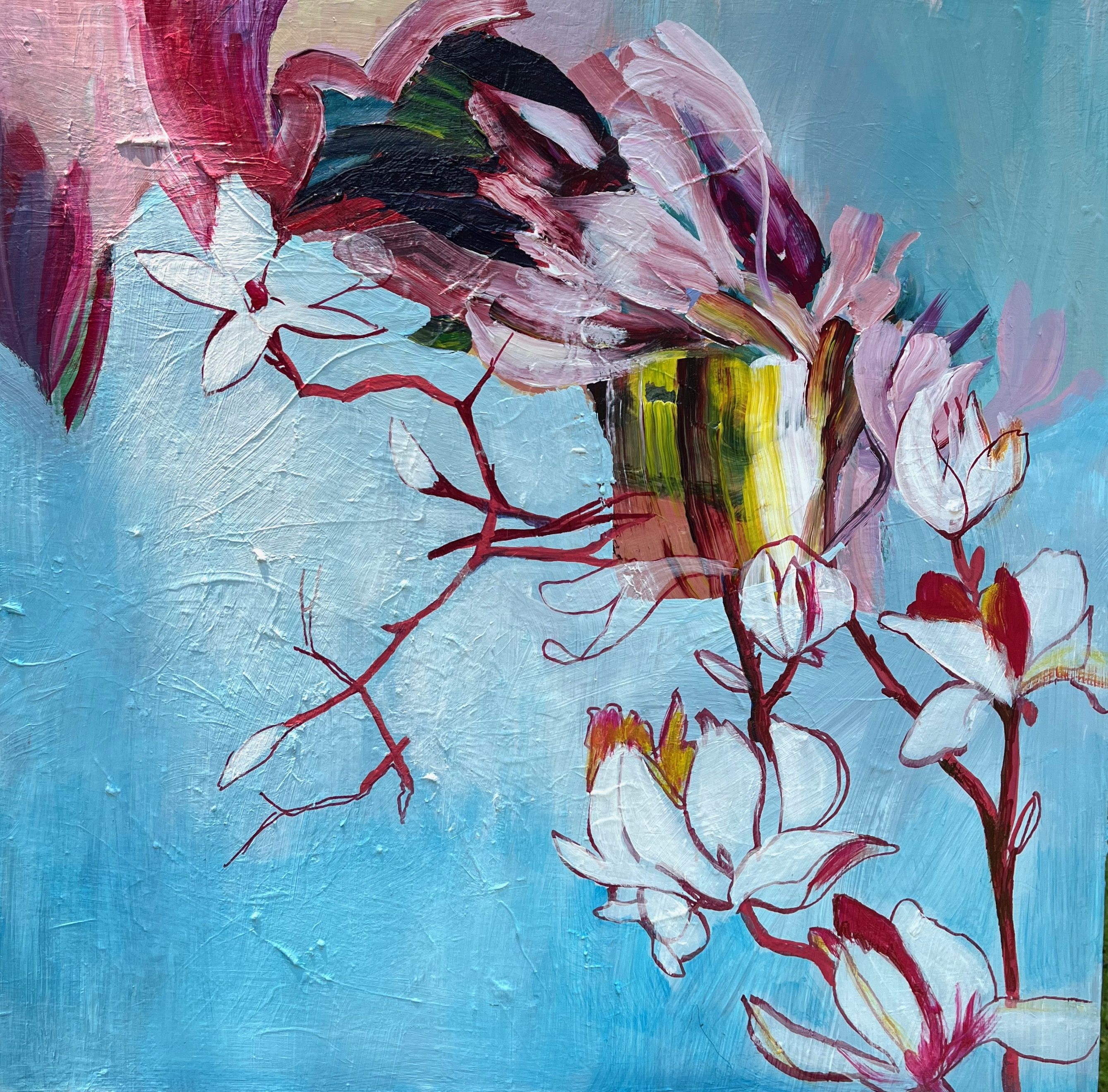 Julia Hacker, Magnolia in spring Julia Hacker, Magnolia in spring