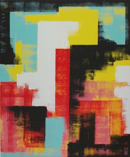 Untitled in Yellow and Red, Ronald Hunter