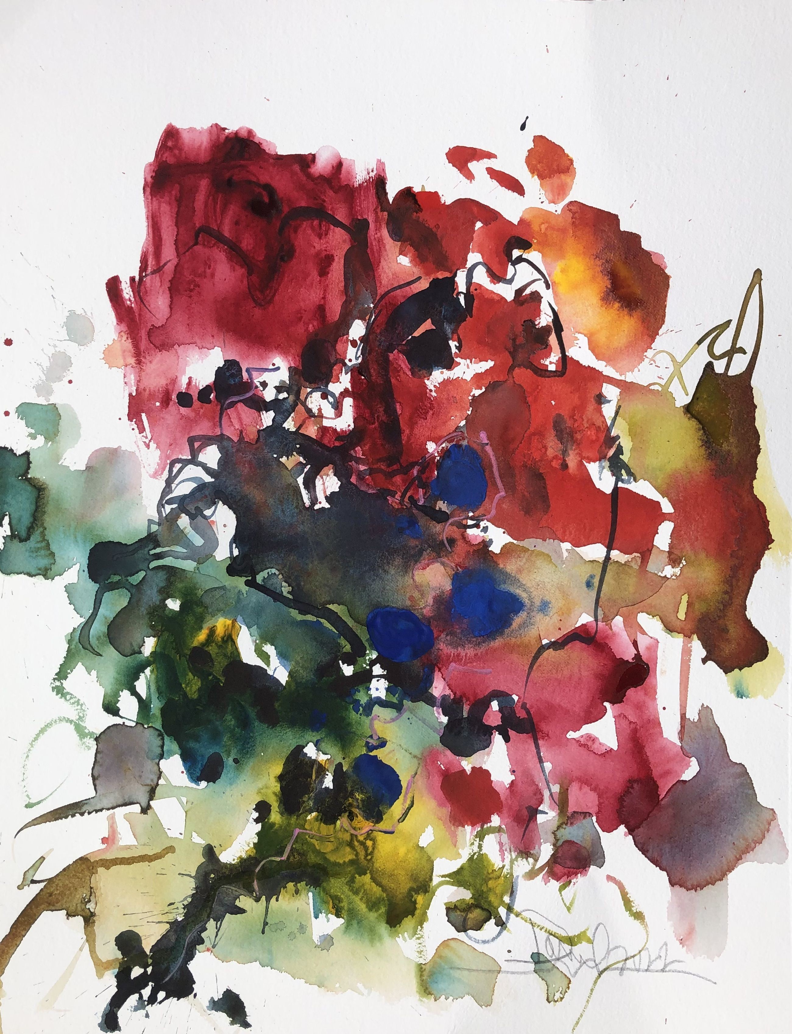 Daniel Clarke, Summertime, Painting, Watercolor on watercolor paper Daniel Clarke, Summertime, Painting, Watercolor on watercolor paper