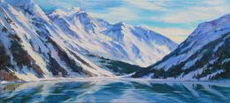 Breath of winter, Painting, Oil on canvas, Alisa Onipchenko-Cherniakovska