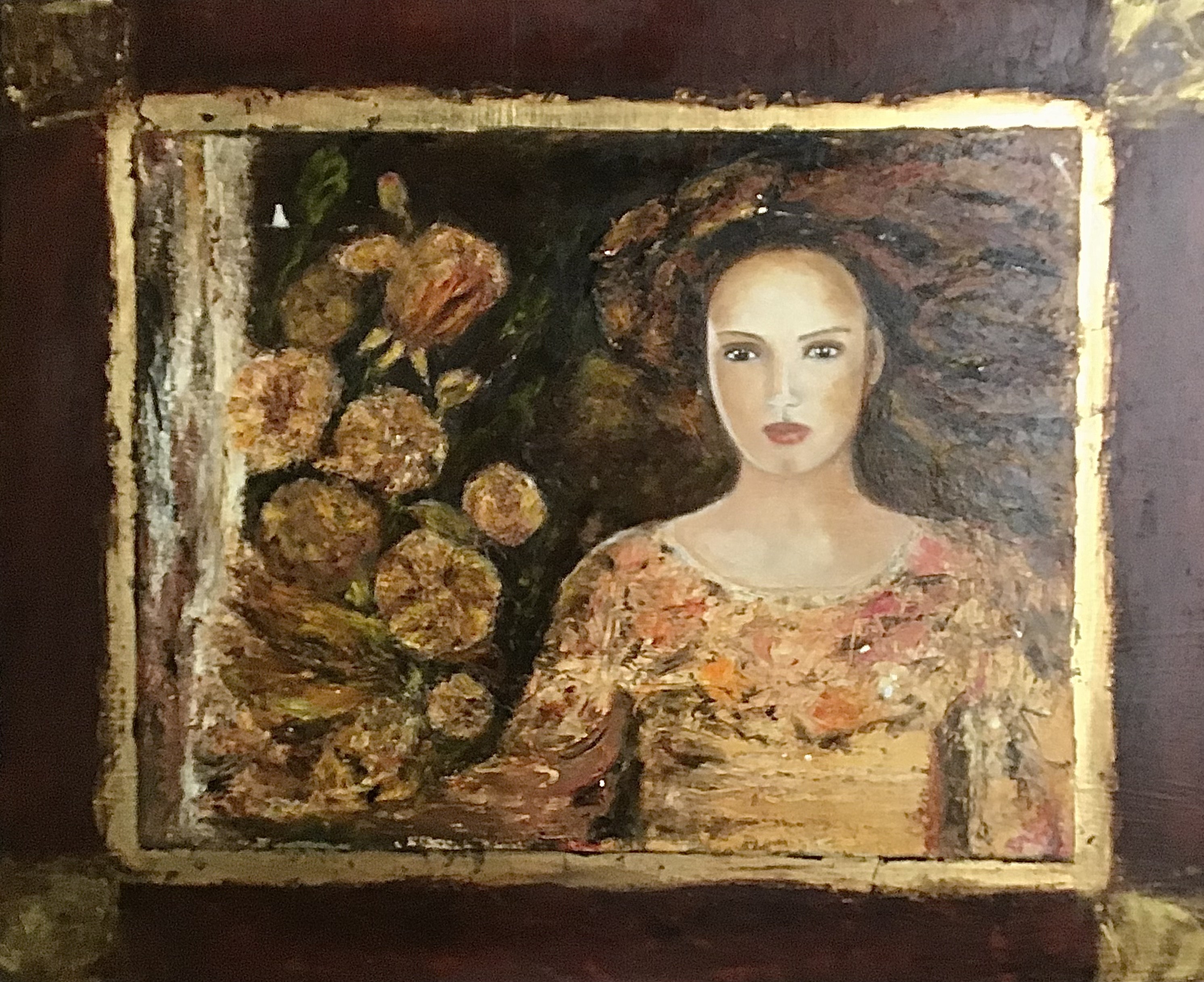 Electre, Femme et fleurs Electre, Femme et fleurs