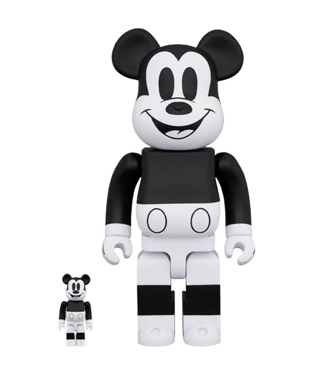 BE@RBRICK fragment MICKEY MOUSE 100％400％