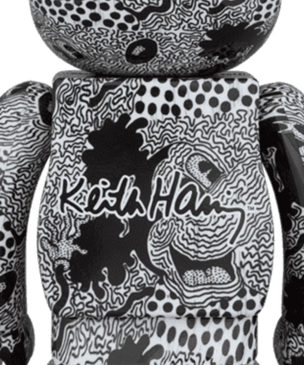 100%/400% Bearbrick Keith Haring X Mickey Mouse Disney