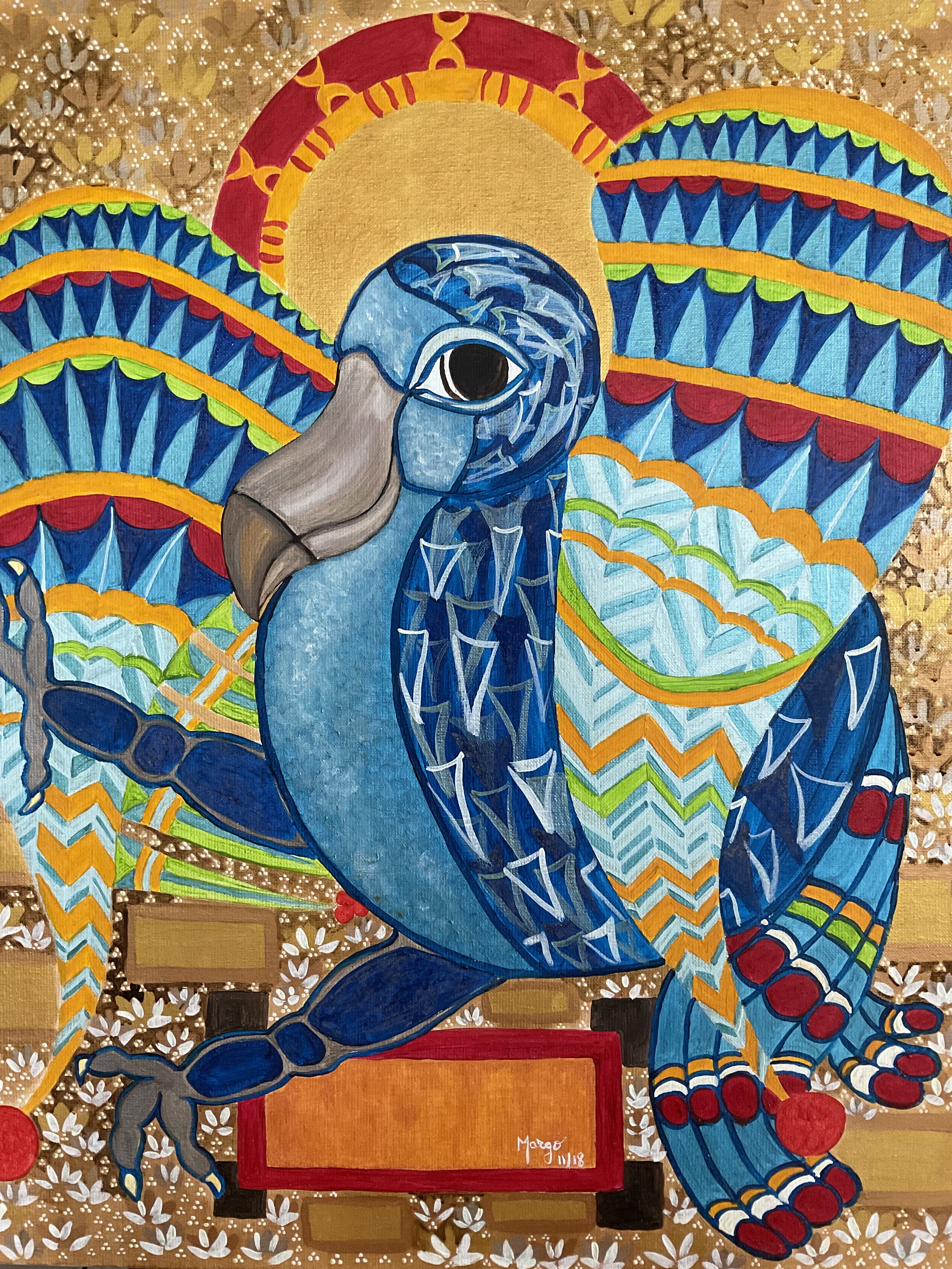 Margaret Adenor, Triptych of the last three Dodos in Glory III Margaret Adenor, Triptych of the last three Dodos in Glory III