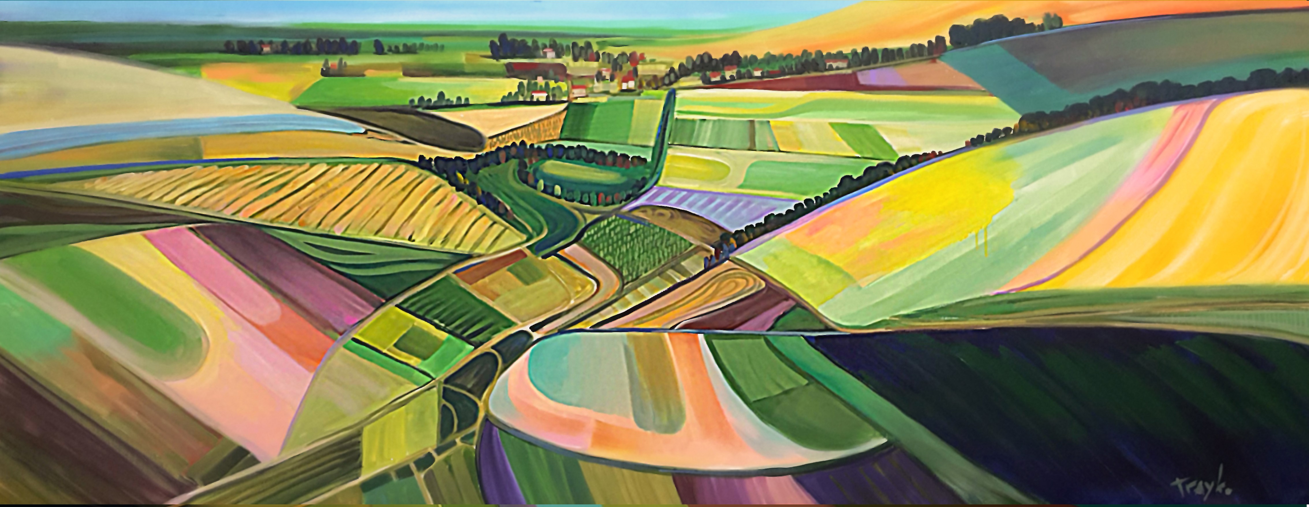Trayko Popov, Countryside Trayko Popov, Countryside