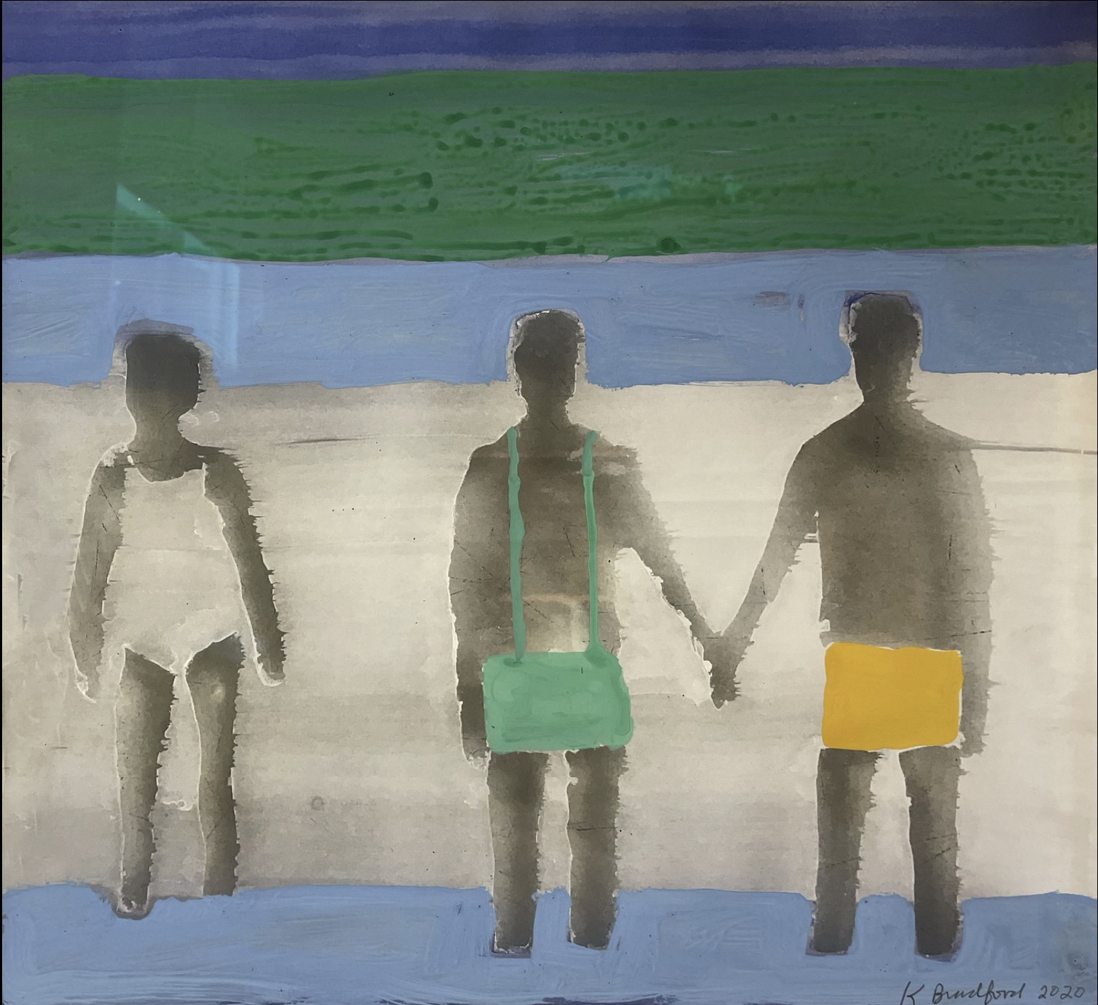 Katherine Bradford, Seaside, 1 Woman, 2 Men Katherine Bradford, Seaside, 1 Woman, 2 Men