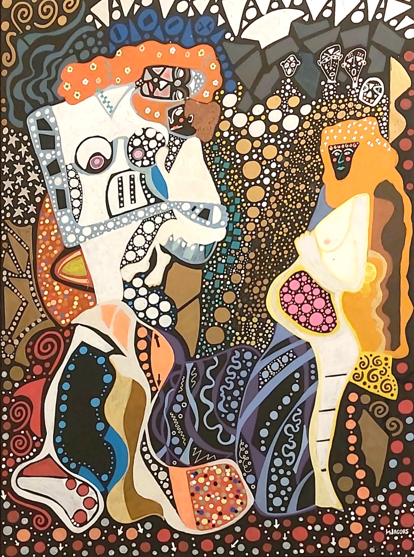 Mike Jacobs, Klimt Interprétation #3 Mike Jacobs, Klimt Interprétation #3