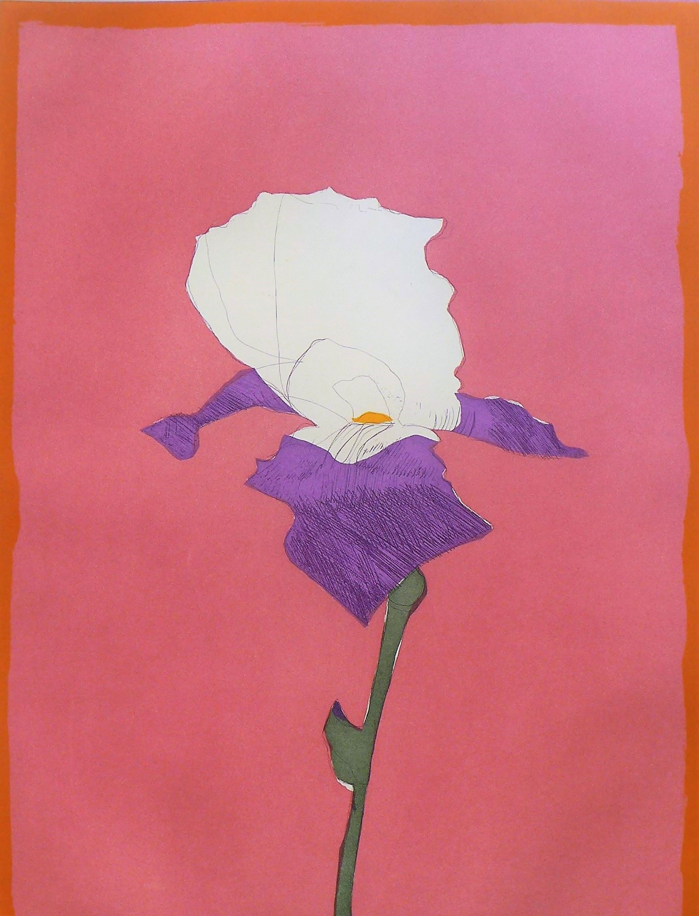 Fritz Scholder, Flower at Giverney 1 Fritz Scholder, Flower at Giverney 1