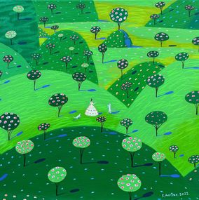 Gemälde, Chasing the sunshine, Katrina Avotina