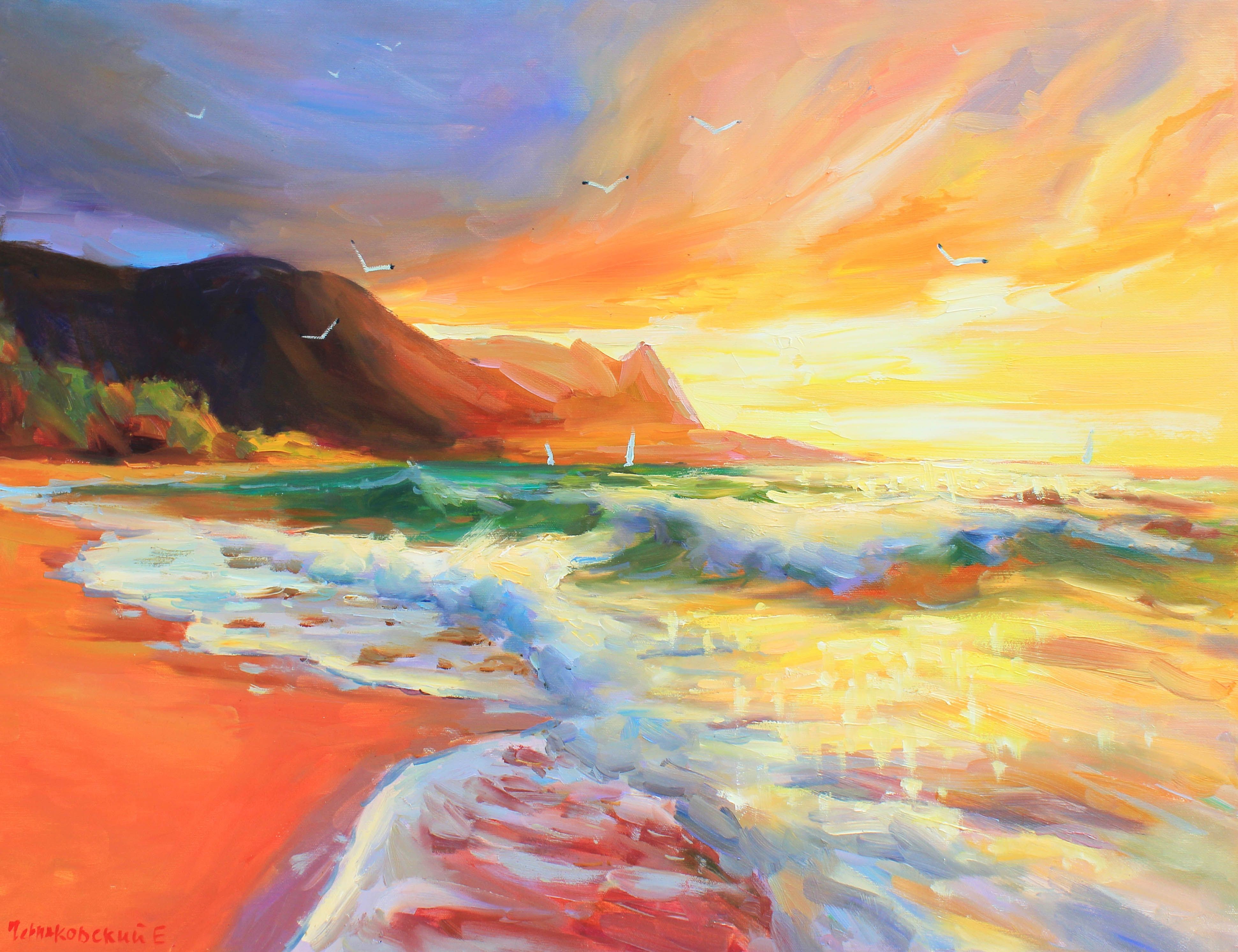 Evgeny Chernyakovsky, Sunset Evgeny Chernyakovsky, Sunset