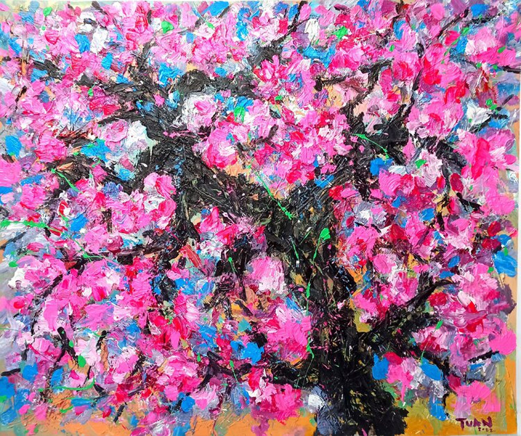 Le anh Tuan, Peach blossom in spring Le anh Tuan, Peach blossom in spring