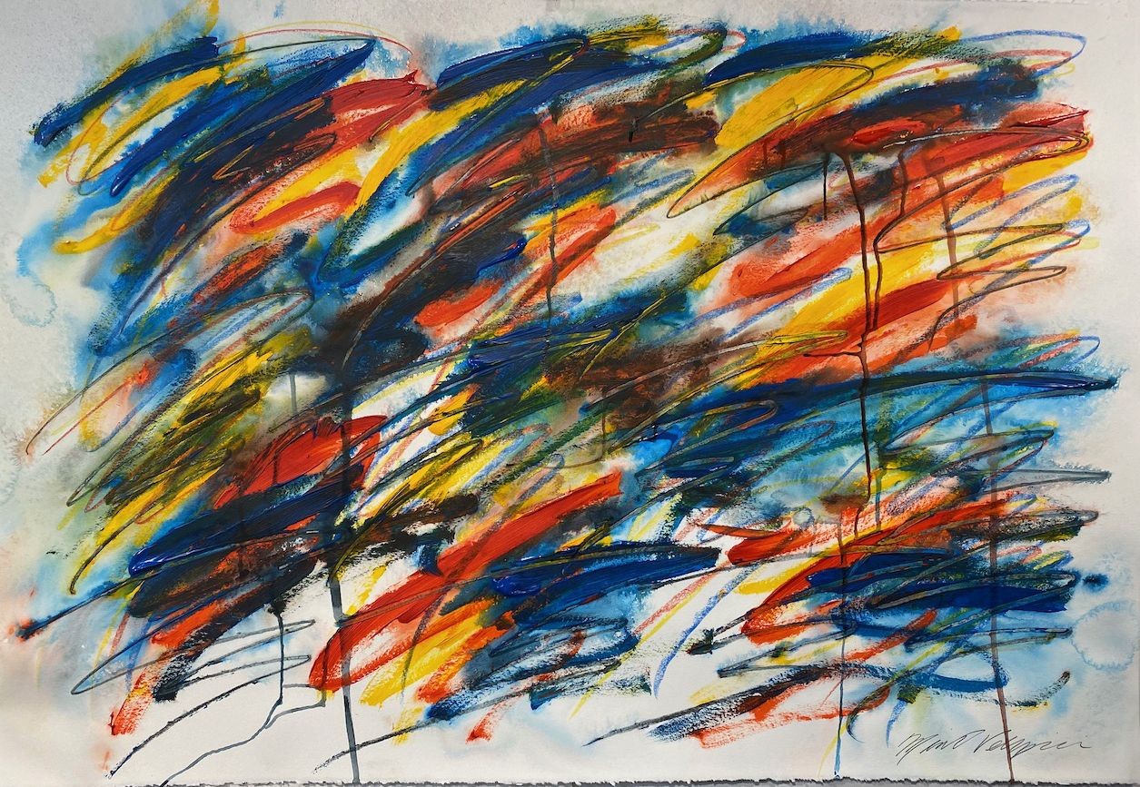 Michael Verlangieri, Abstract wall art painting #06292022 Michael Verlangieri, Abstract wall art painting #06292022