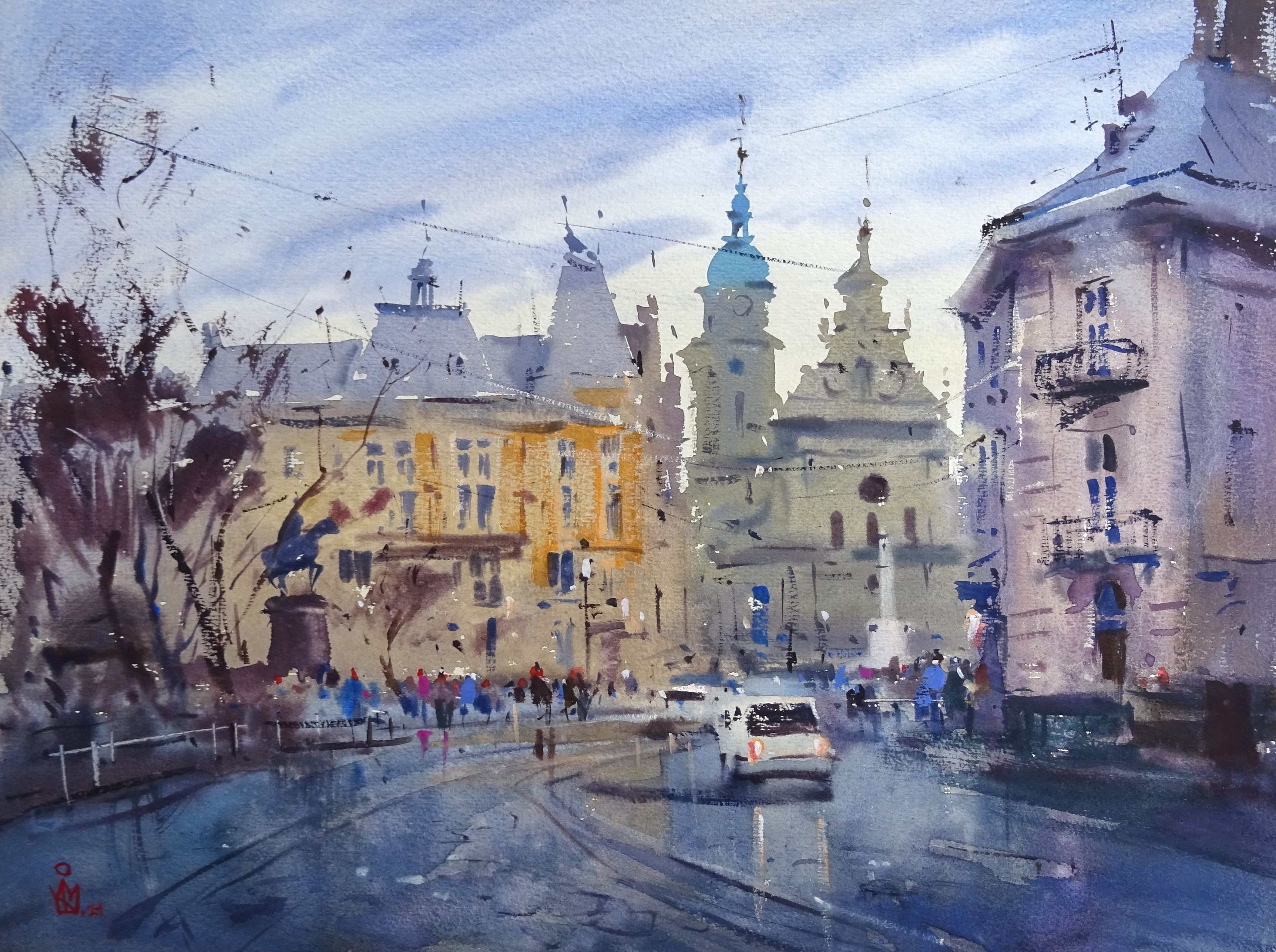 Maksym Kisilov, To the Bernardine Monastery Maksym Kisilov, To the Bernardine Monastery