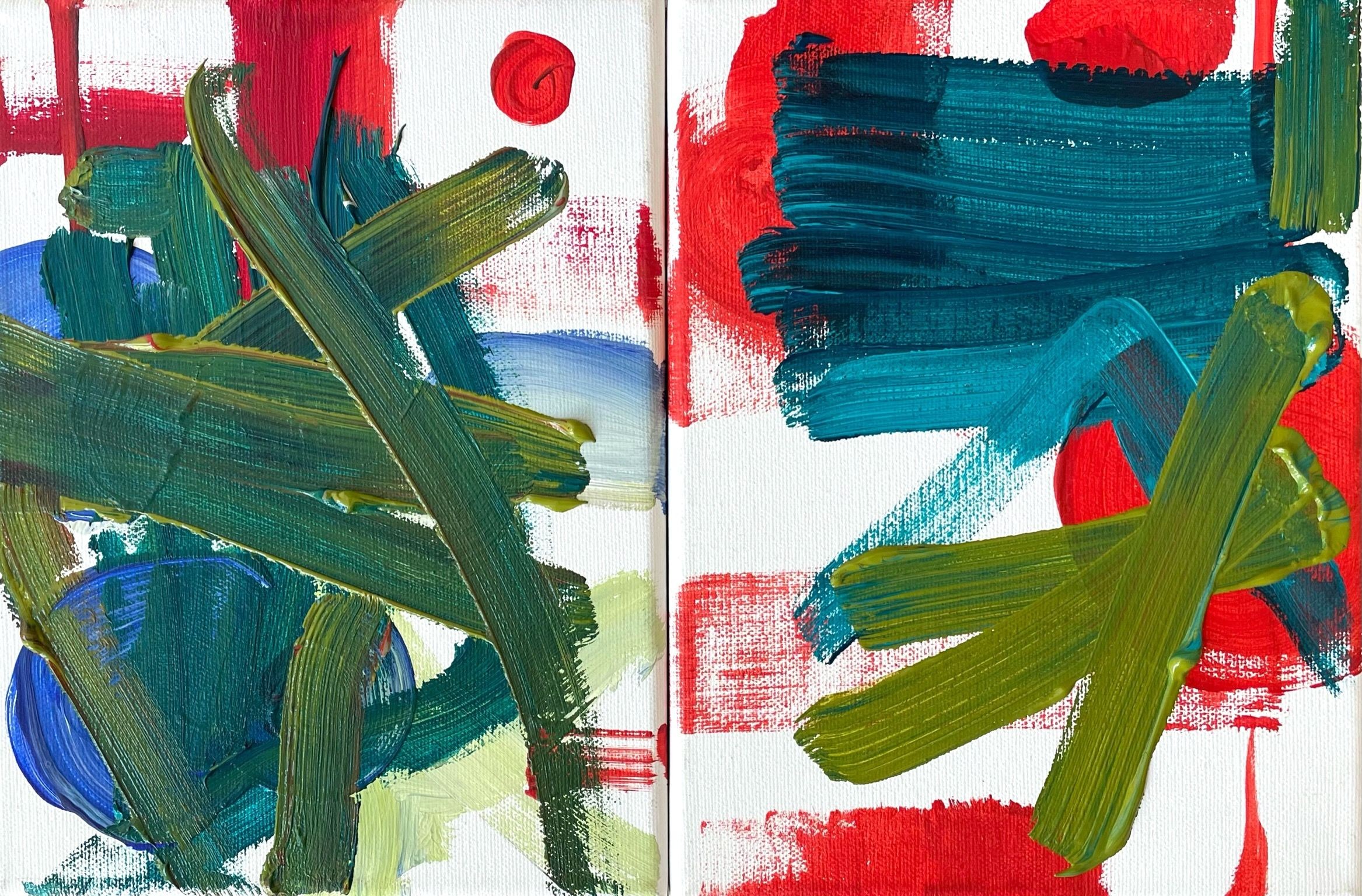 Christel Haag, Ab und zu (Diptych) Christel Haag, Ab und zu (Diptych)