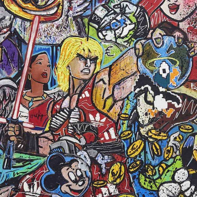 Tableau Street Art Disney Cartoon 500€