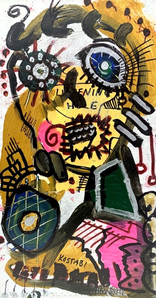 Paul Kostabi, Listening hole Paul Kostabi, Listening hole