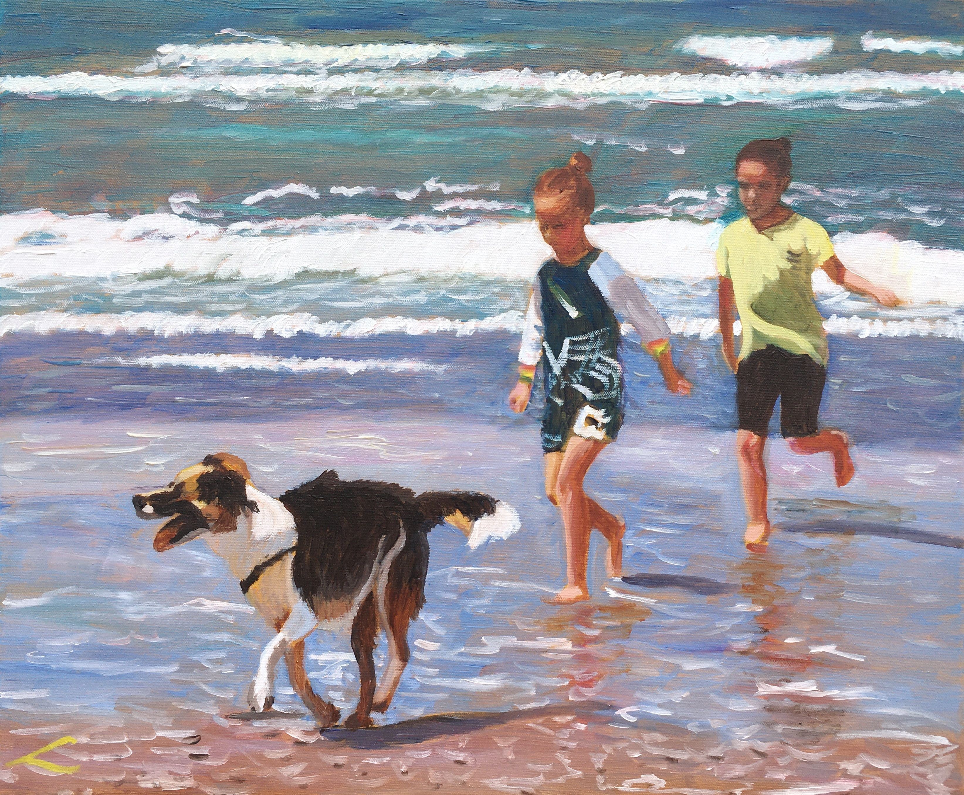 Elena Sokolova, Running from the wave 2 Elena Sokolova, Running from the wave 2