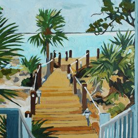 Painting, Beach path, Melinda Patrick