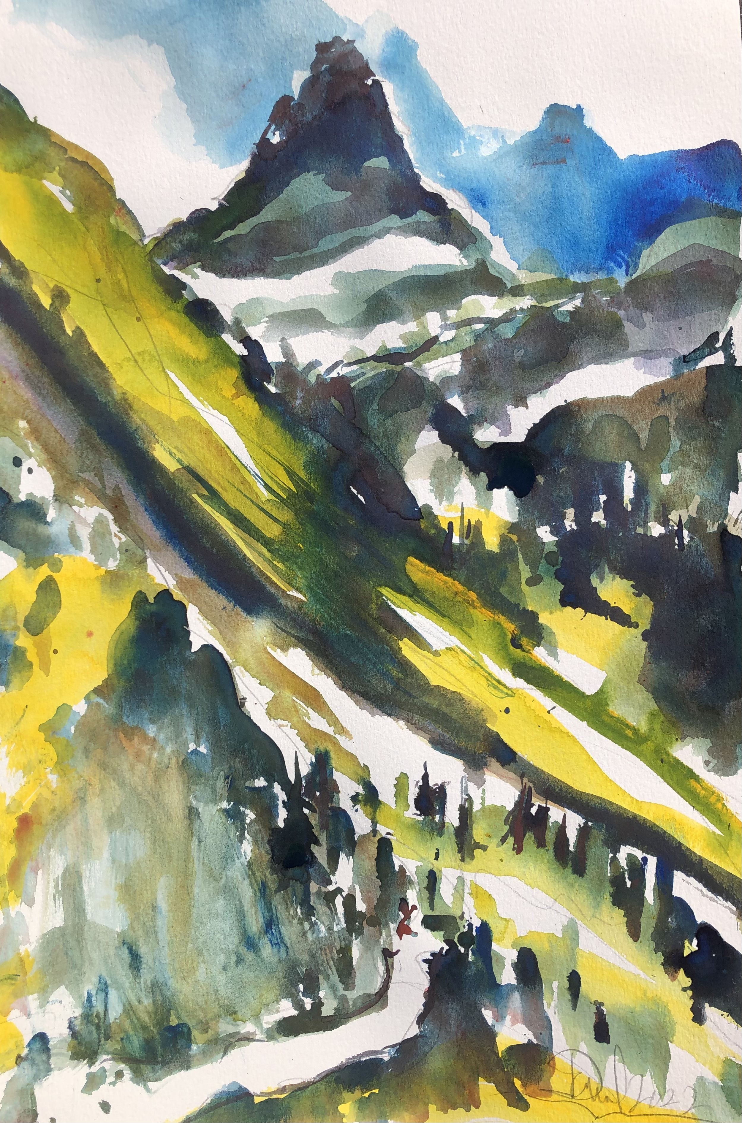 Daniel Clarke, Matterhorn Summer View Daniel Clarke, Matterhorn Summer View