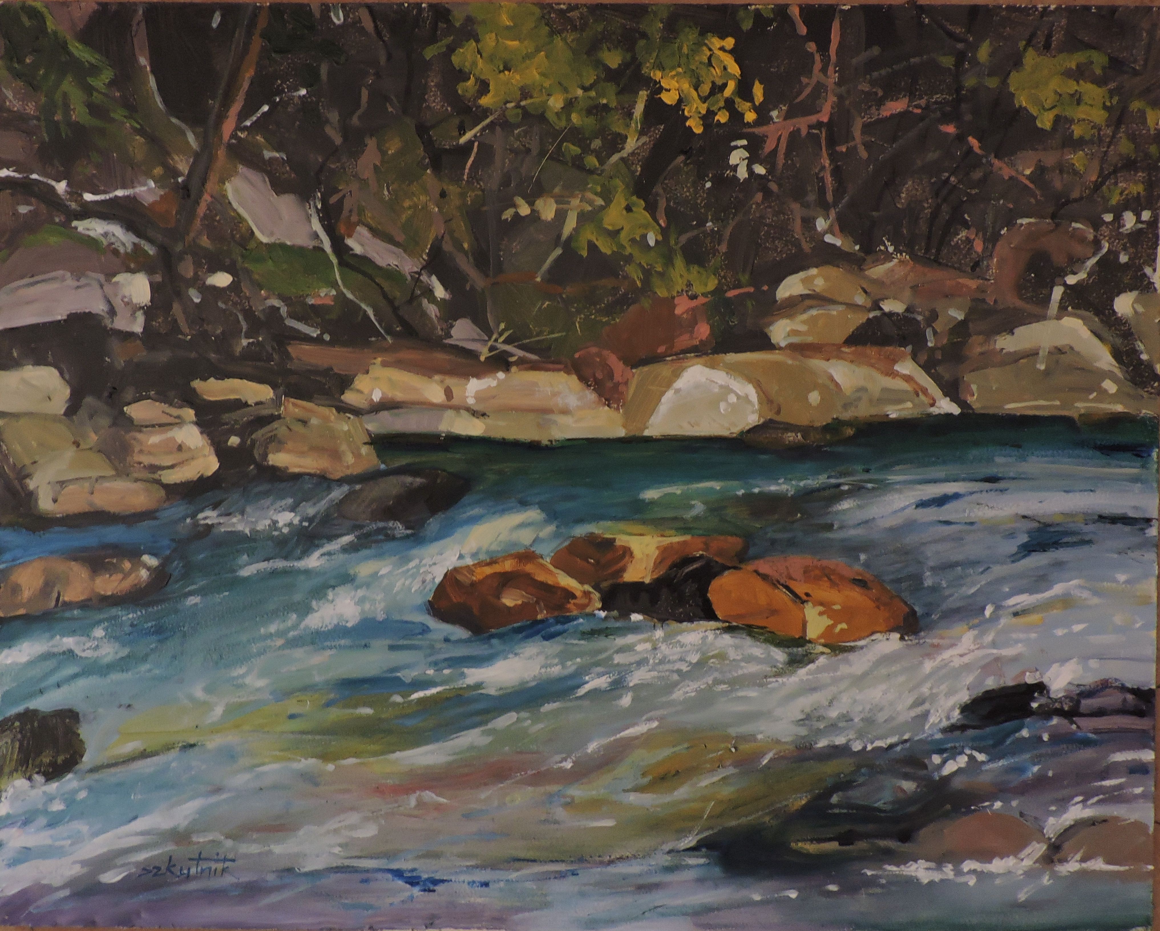 Richard Szkutnik, River rocks Richard Szkutnik, River rocks