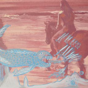 Gemälde, Kids at the beach, Amy Bernays