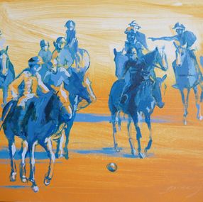 Gemälde, Learning the Line of the Ball, Amy Bernays