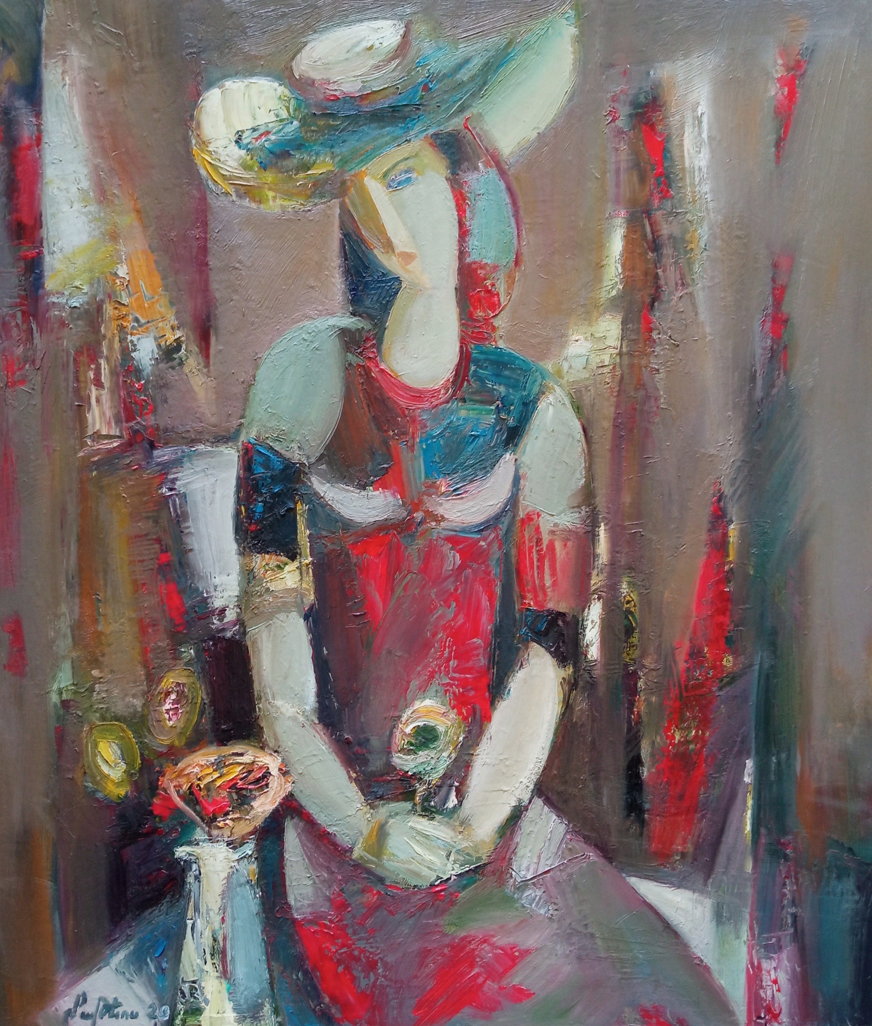 Mateos Sargsyan, Woman with hat Mateos Sargsyan, Woman with hat