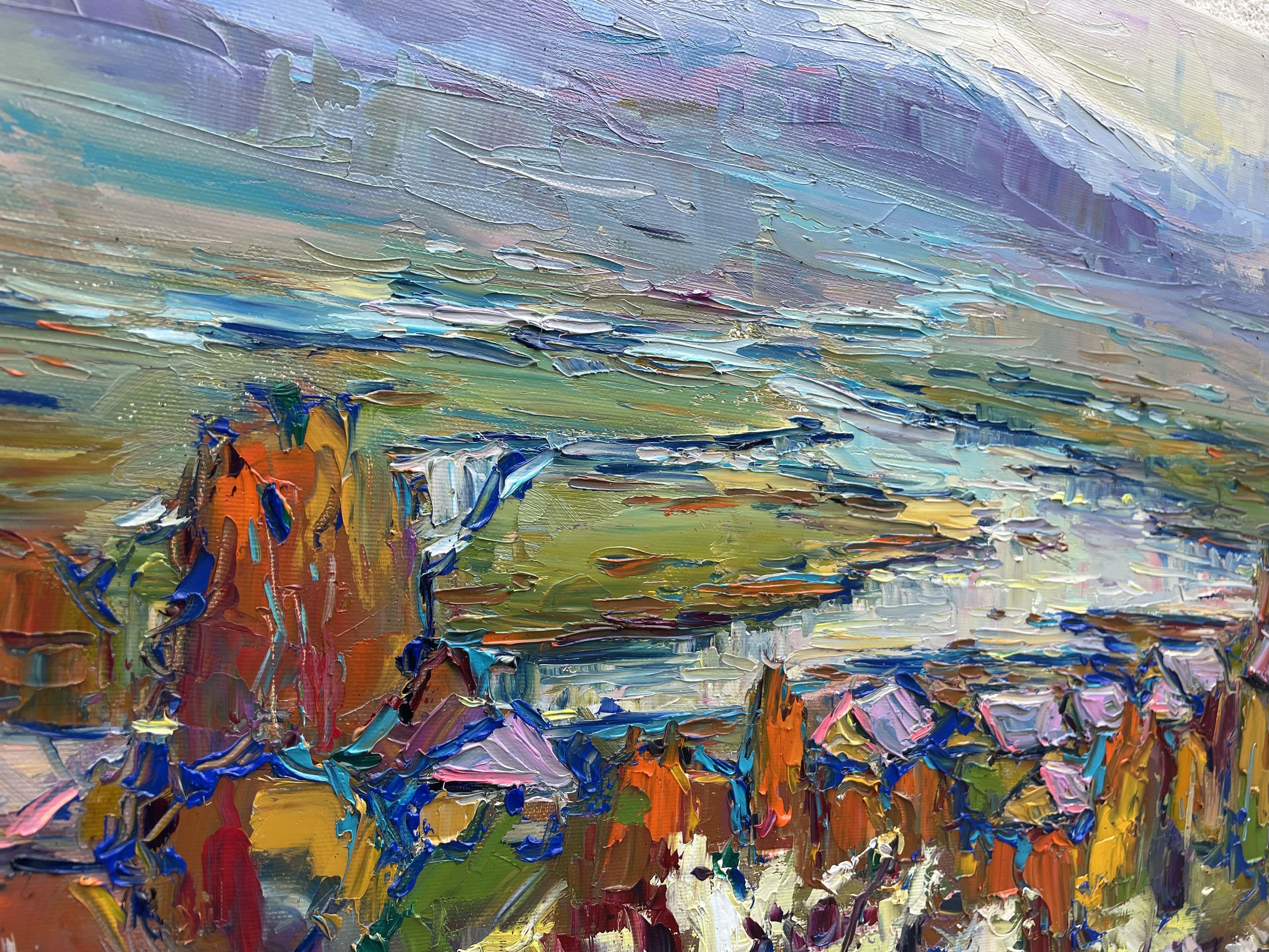 Evgeny Chernyakovsky, Sunset by the river Evgeny Chernyakovsky, Sunset by the river