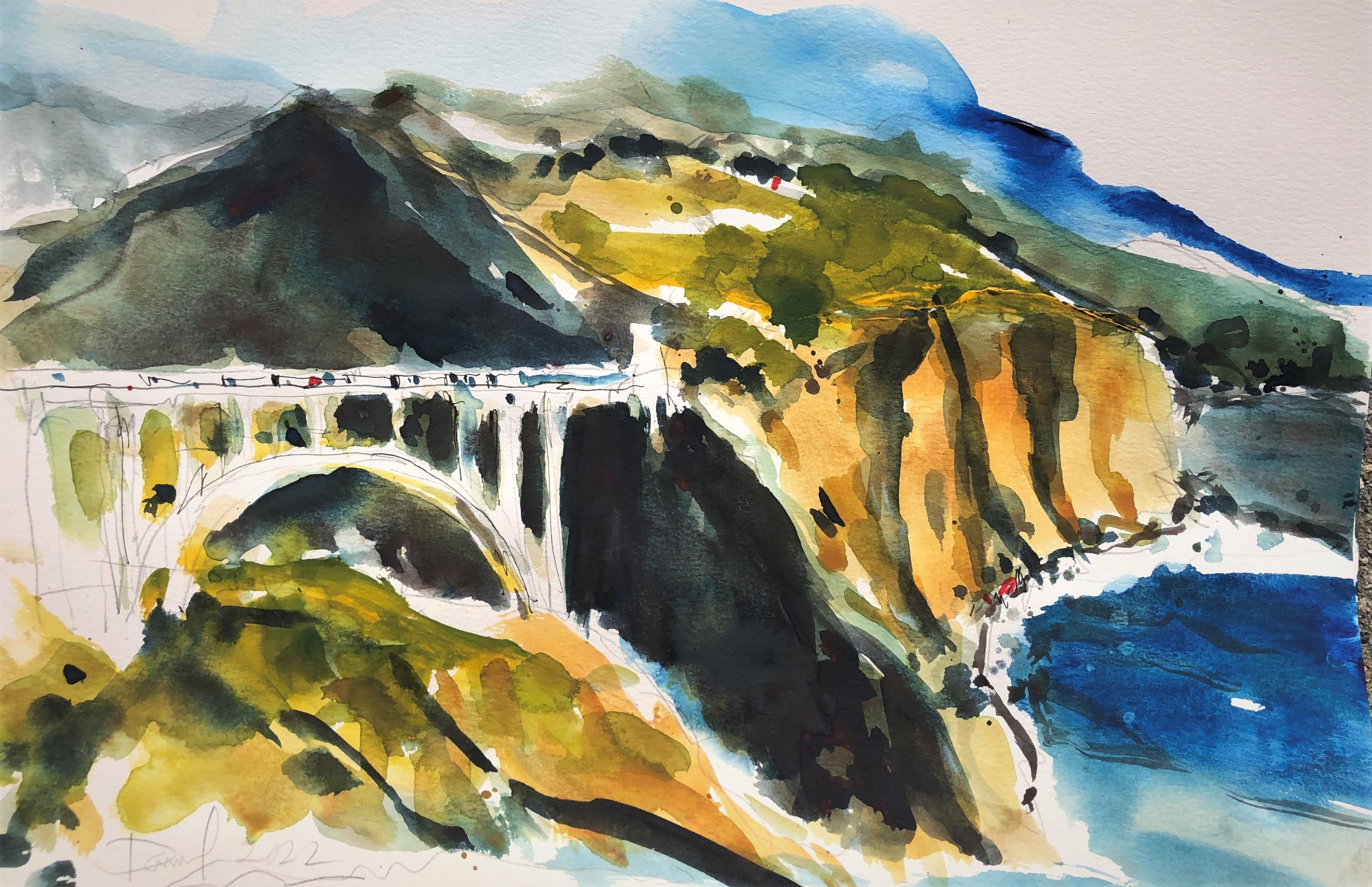 Daniel Clarke, Bixby Creek Bridge Monterey Daniel Clarke, Bixby Creek Bridge Monterey