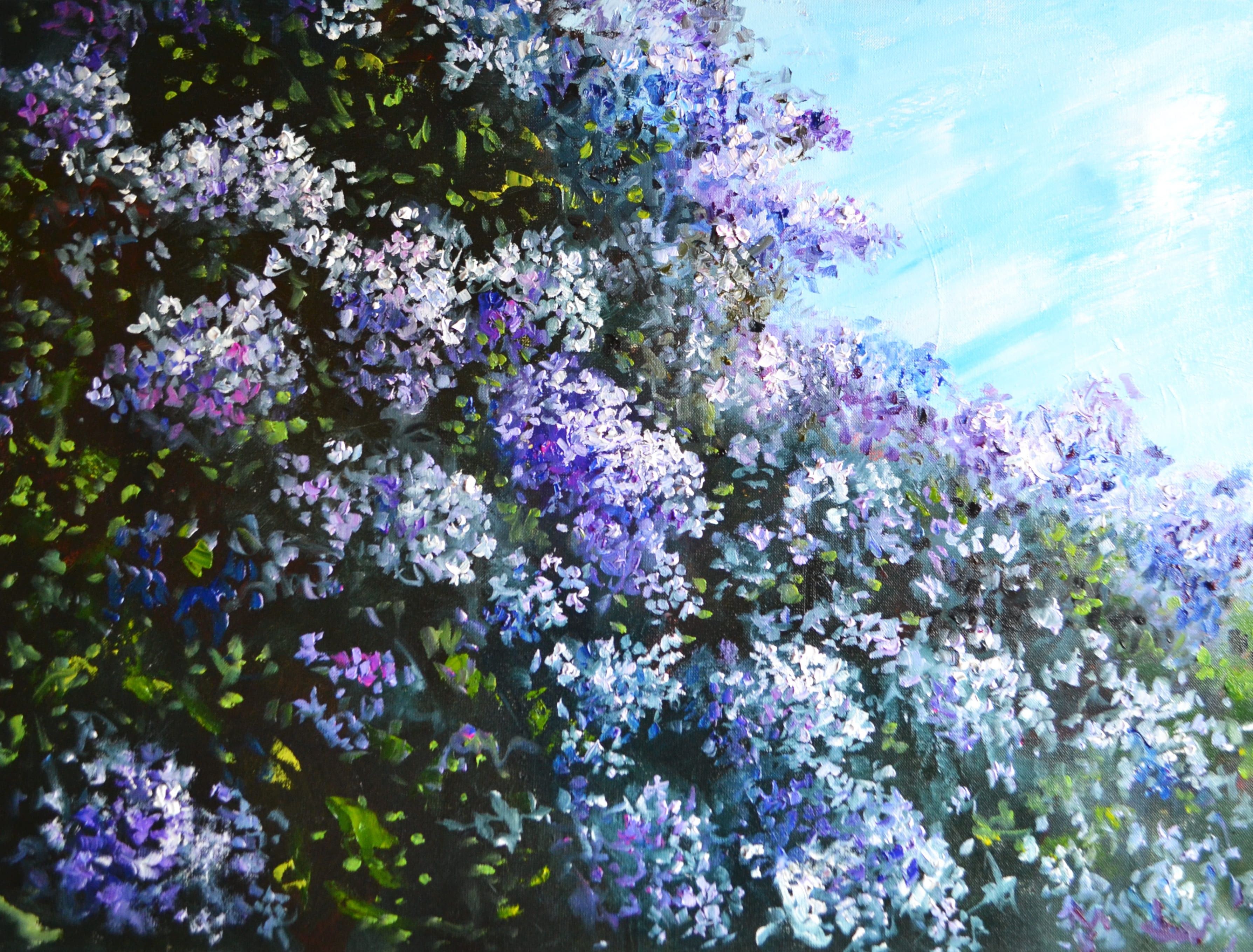 Valeria Radzievska, Lilac garden Valeria Radzievska, Lilac garden
