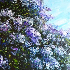 Painting, Lilac garden, Valeria Radzievska