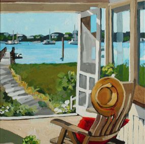 Painting, Screened Porch, Melinda Patrick