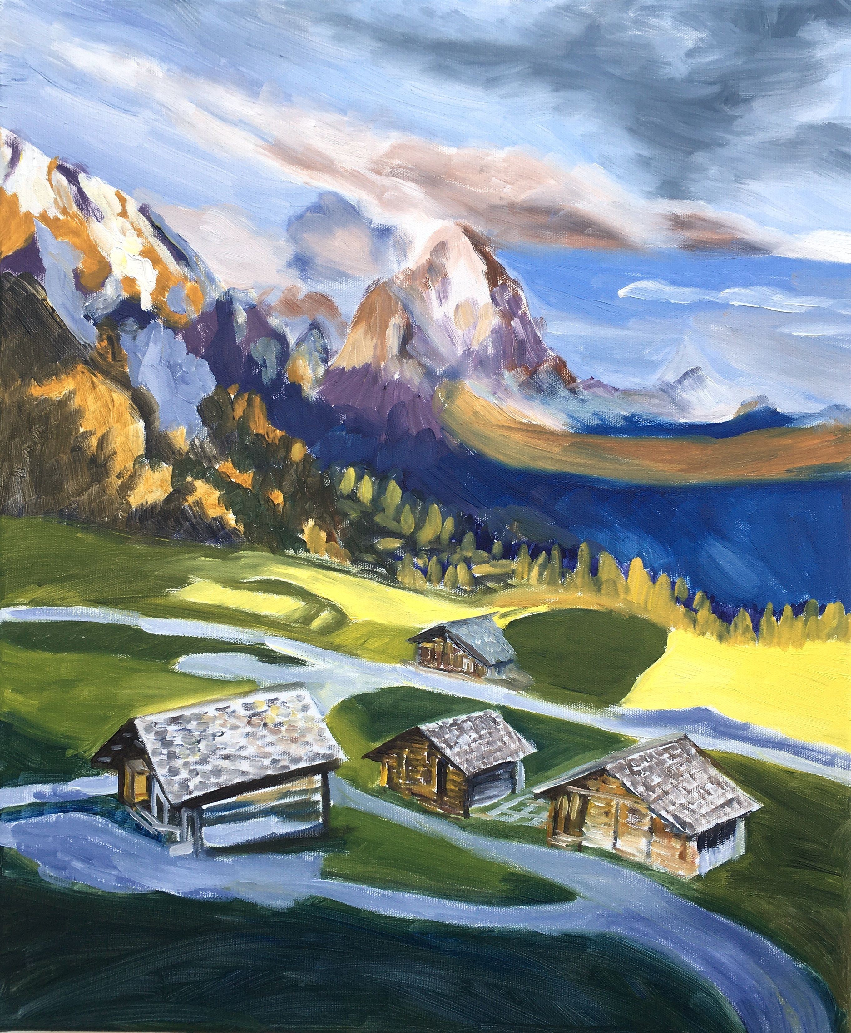 Elena Sokolova, Mountain barns Elena Sokolova, Mountain barns