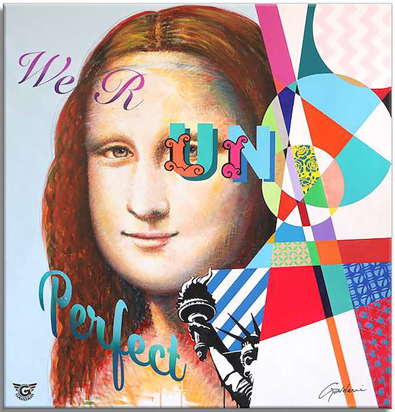 Gardani Art, Mona Lisa-We R Un-Perfect Gardani Art, Mona Lisa-We R Un-Perfect