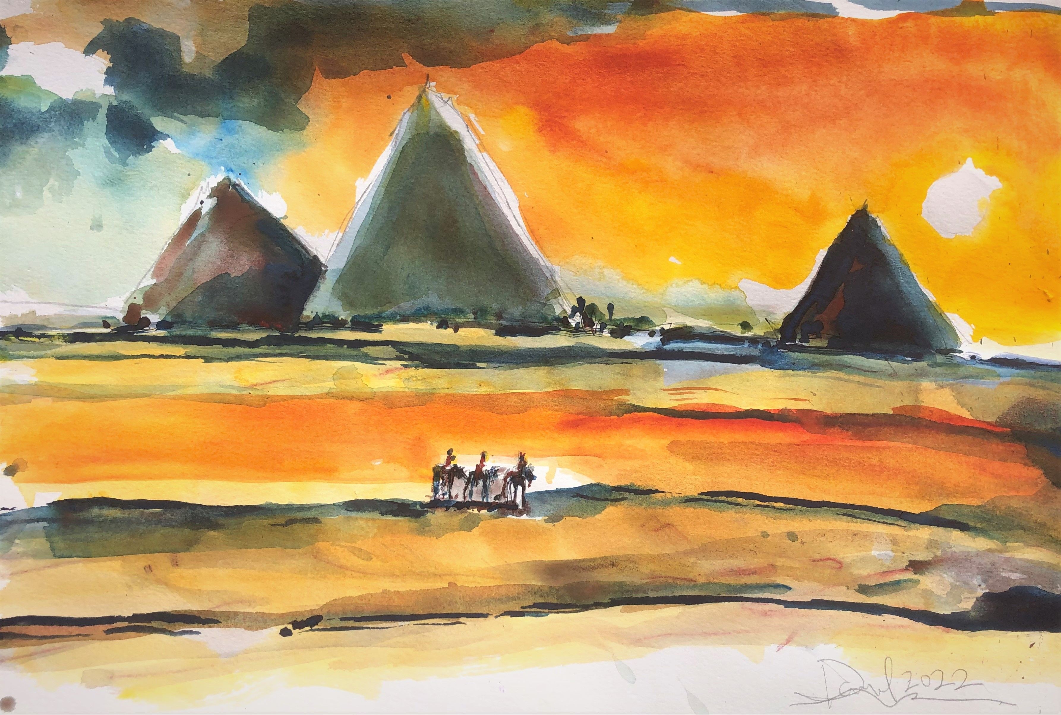 Daniel Clarke, Three Travelers Daniel Clarke, Three Travelers