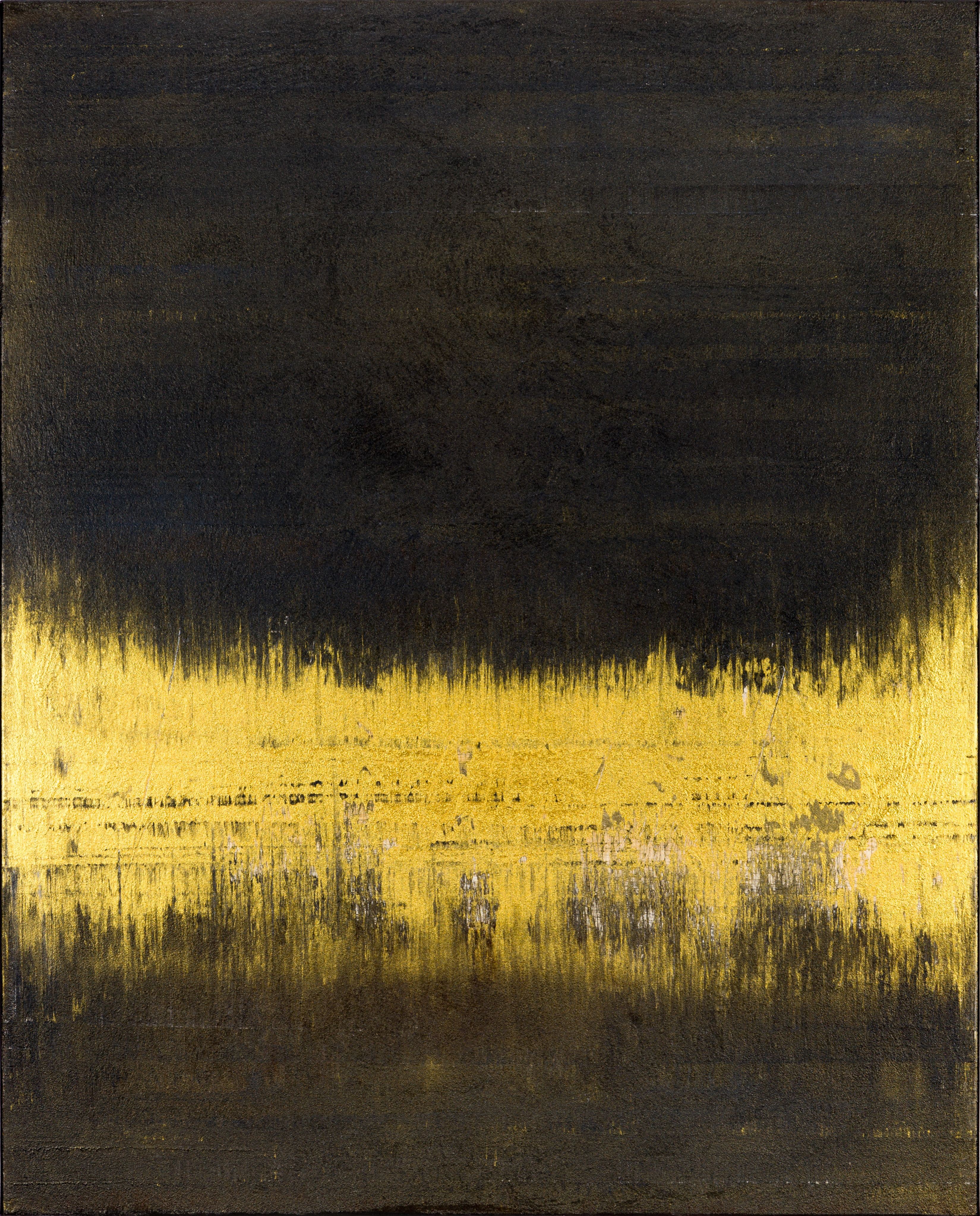 Radek Smach, Gold abstract painting GB416 Radek Smach, Gold abstract painting GB416