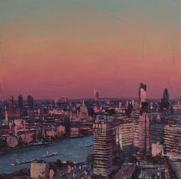 London and the Thames at golden hour, Roberto Ponte
