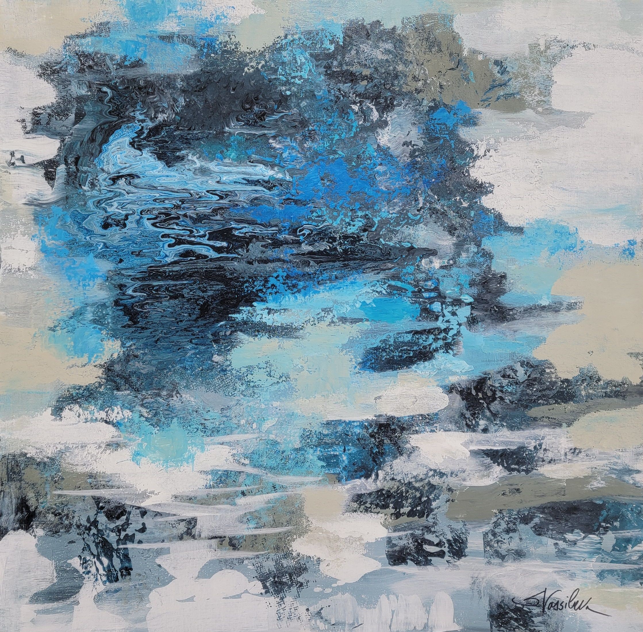 Silvia Vassileva, Brilliant blue water Silvia Vassileva, Brilliant blue water