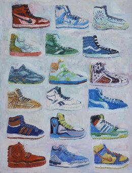 Gemälde, Sneaker Collection, John Kilduff