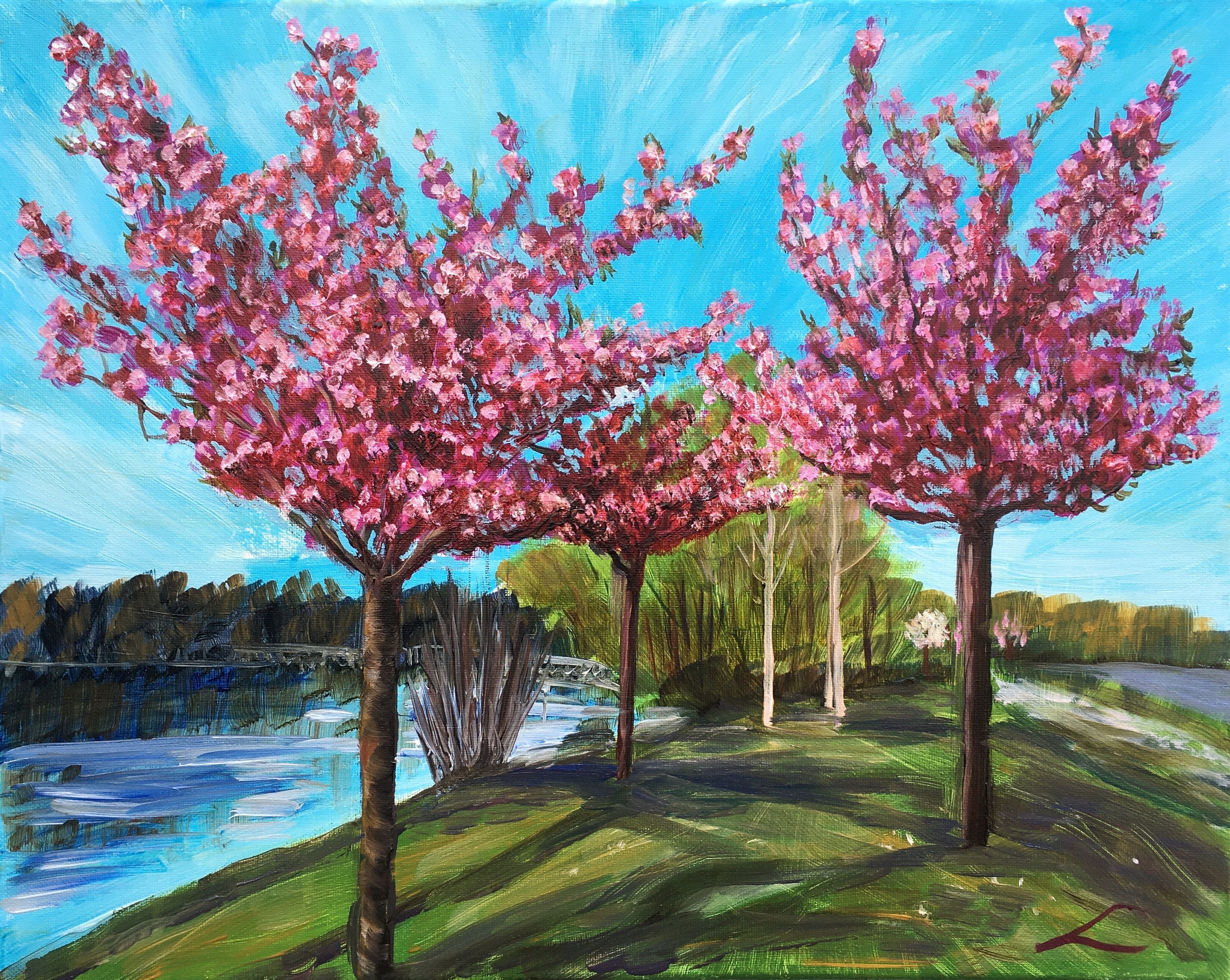 Elena Sokolova, Spring trees Elena Sokolova, Spring trees
