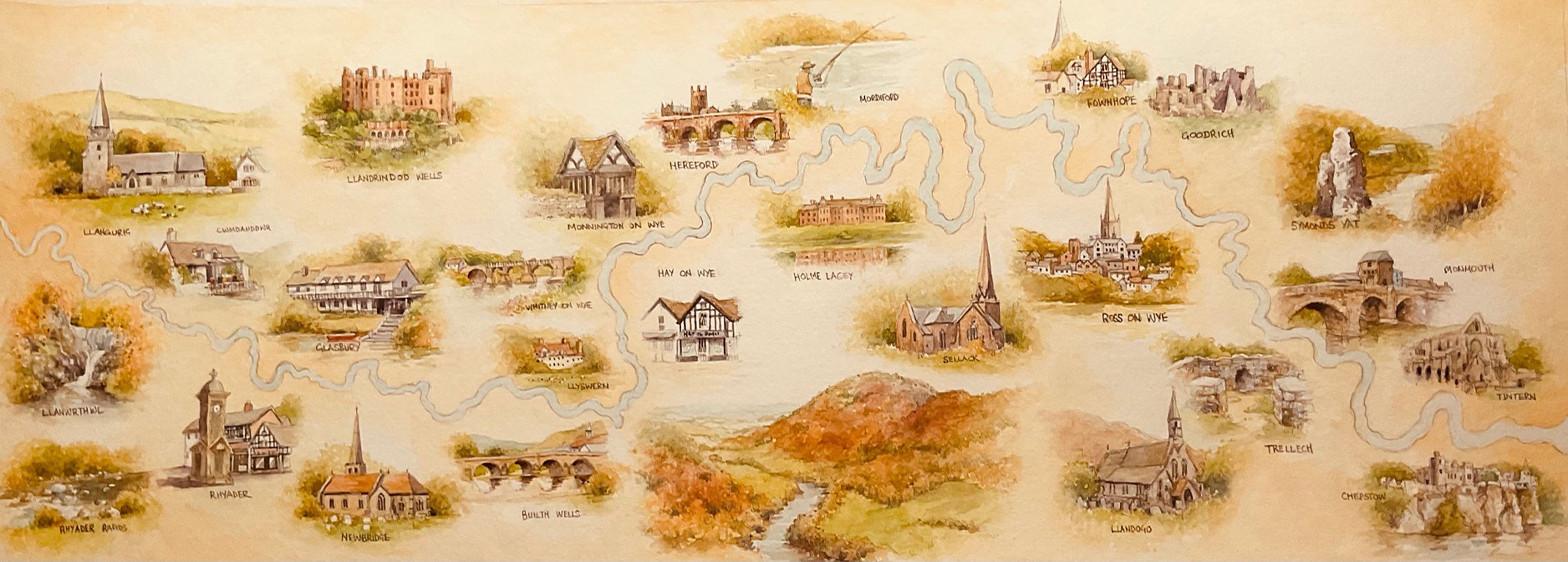 Christopher Hughes, The River Wye. Chepstow to Rhayader Christopher Hughes, The River Wye. Chepstow to Rhayader