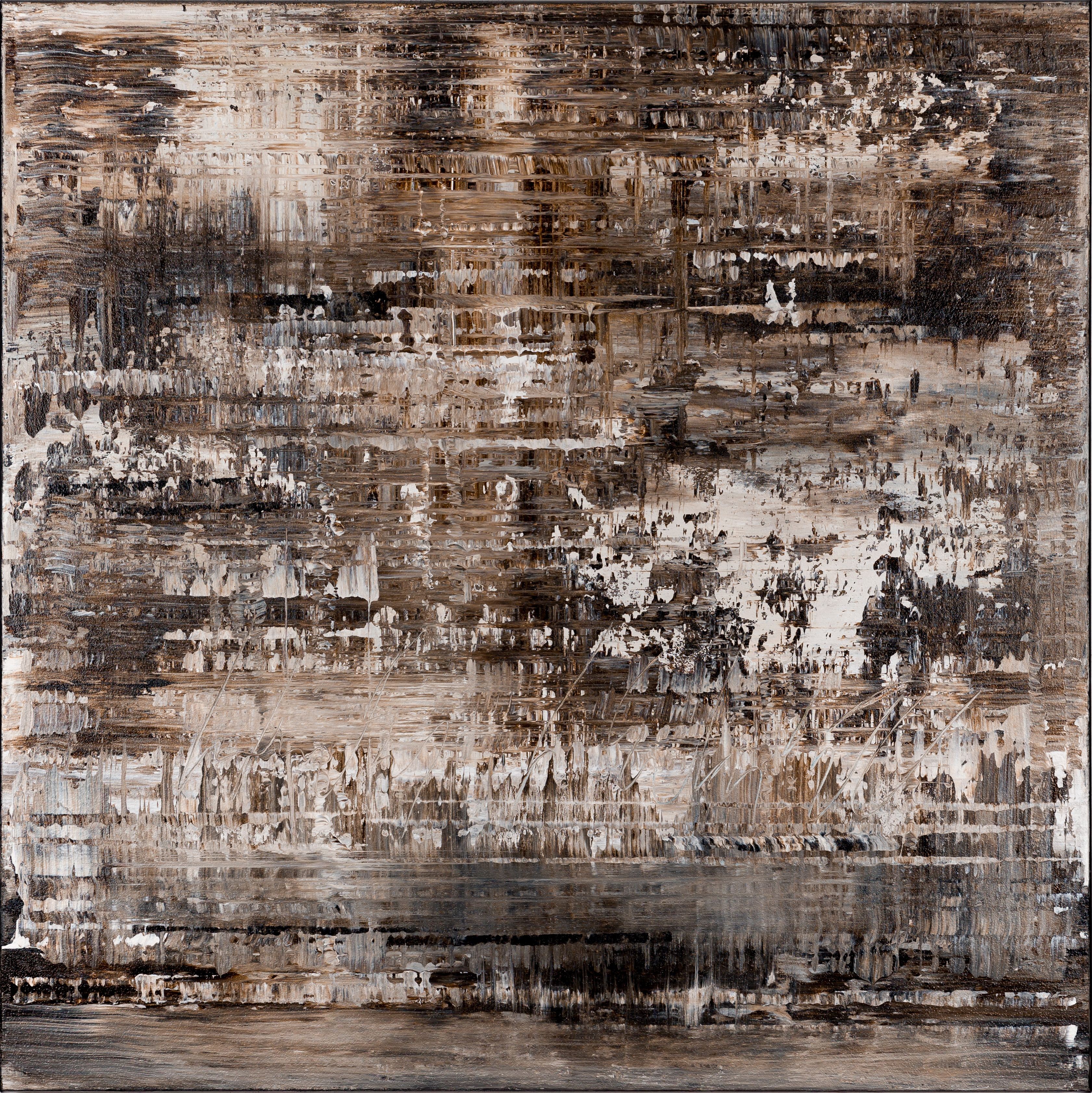 Radek Smach, Brown abstract painting MC493 Radek Smach, Brown abstract painting MC493