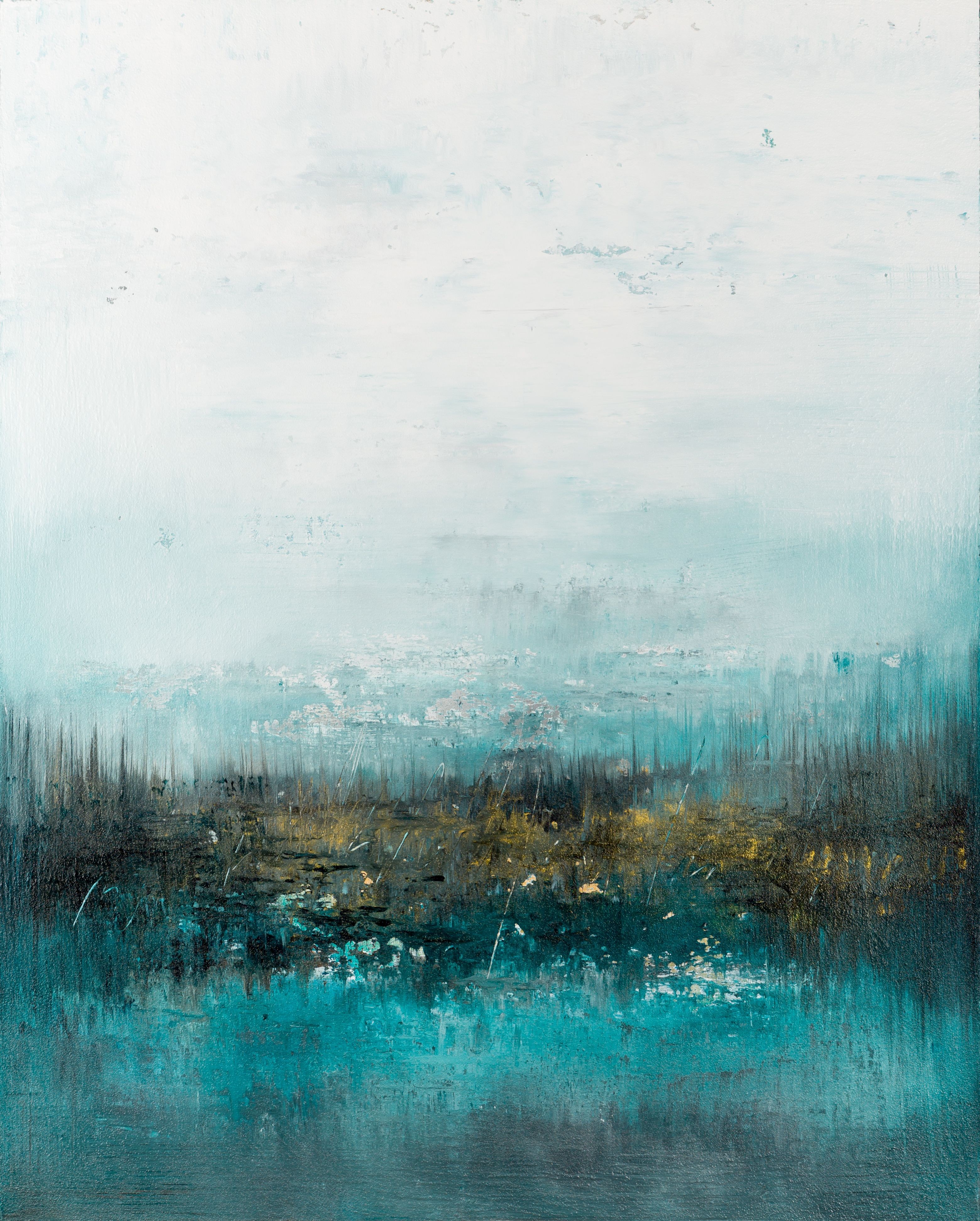 Radek Smach, Emerald abstract painting SA765 Radek Smach, Emerald abstract painting SA765